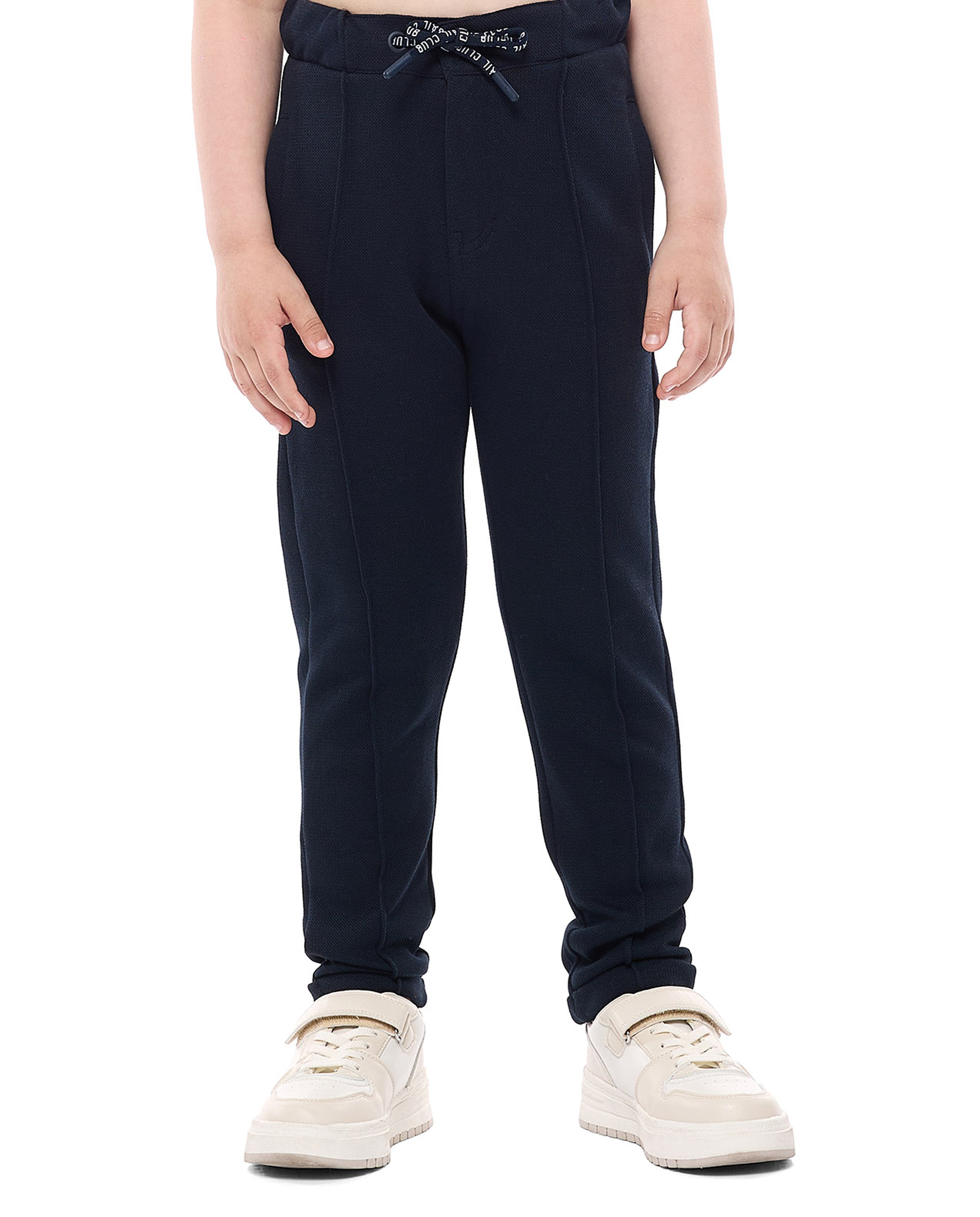 Solid Sweatpants with Drawstring Waist