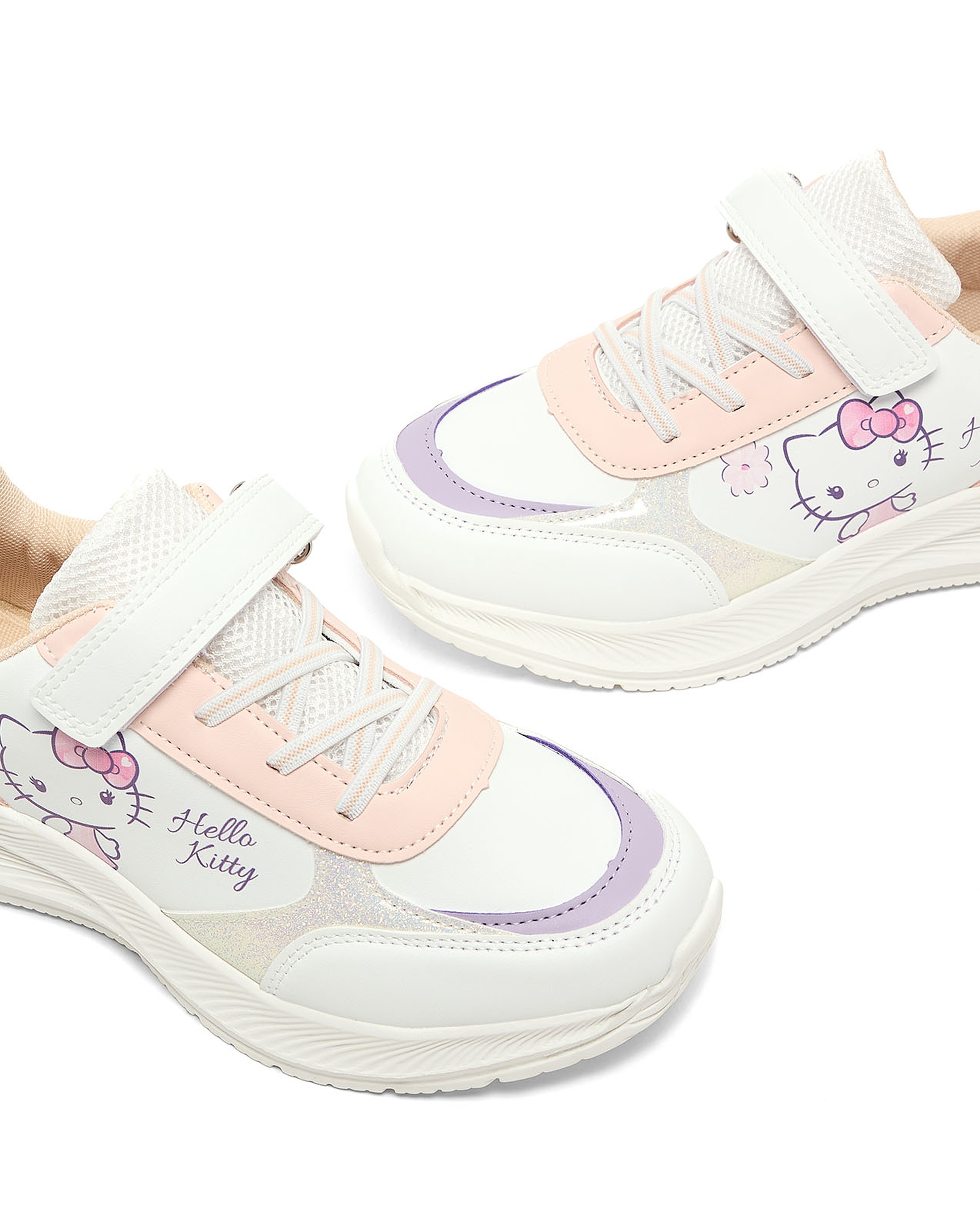 Hello Kitty Sports Shoes with Velcro Closure