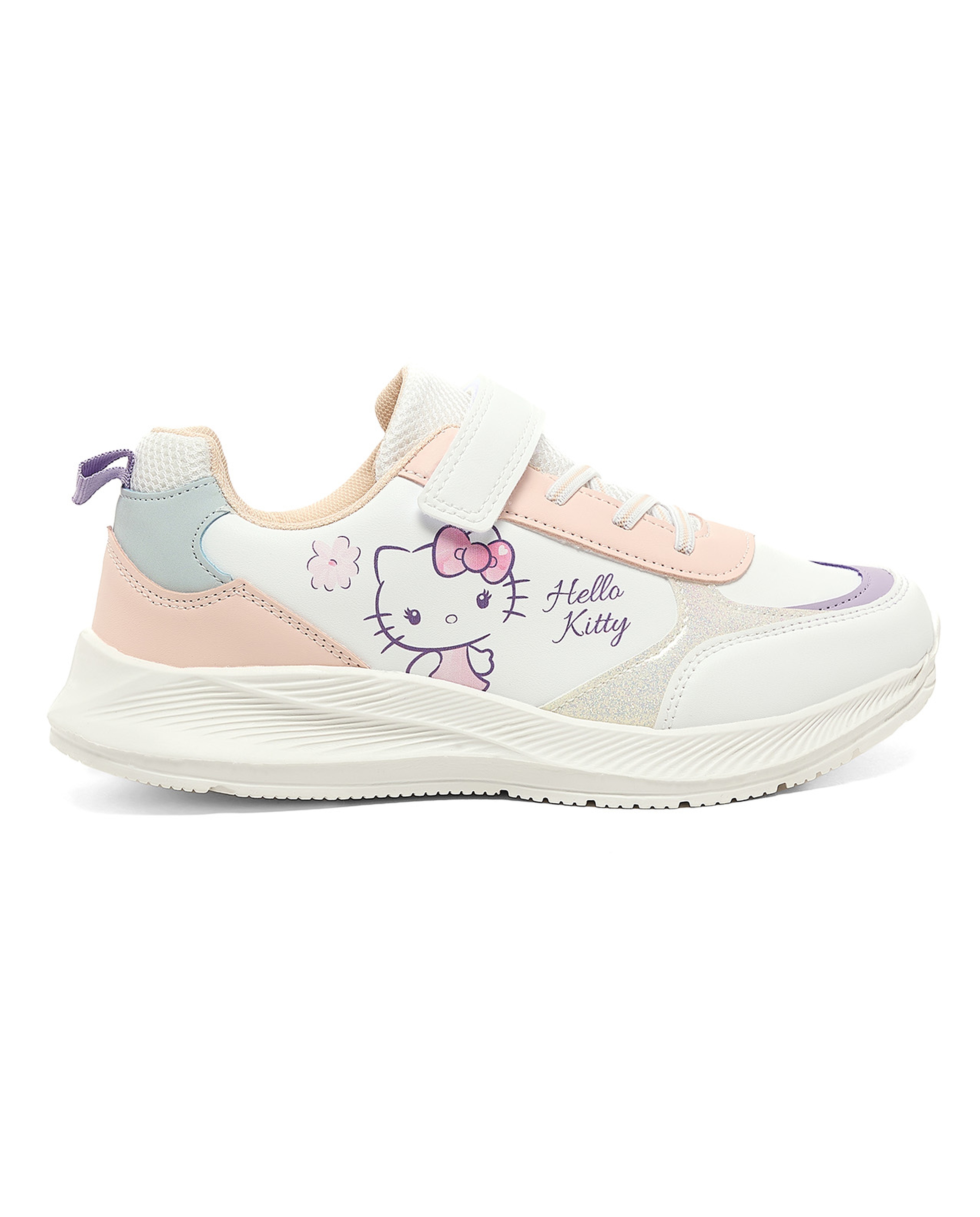 Hello Kitty Sports Shoes with Velcro Closure