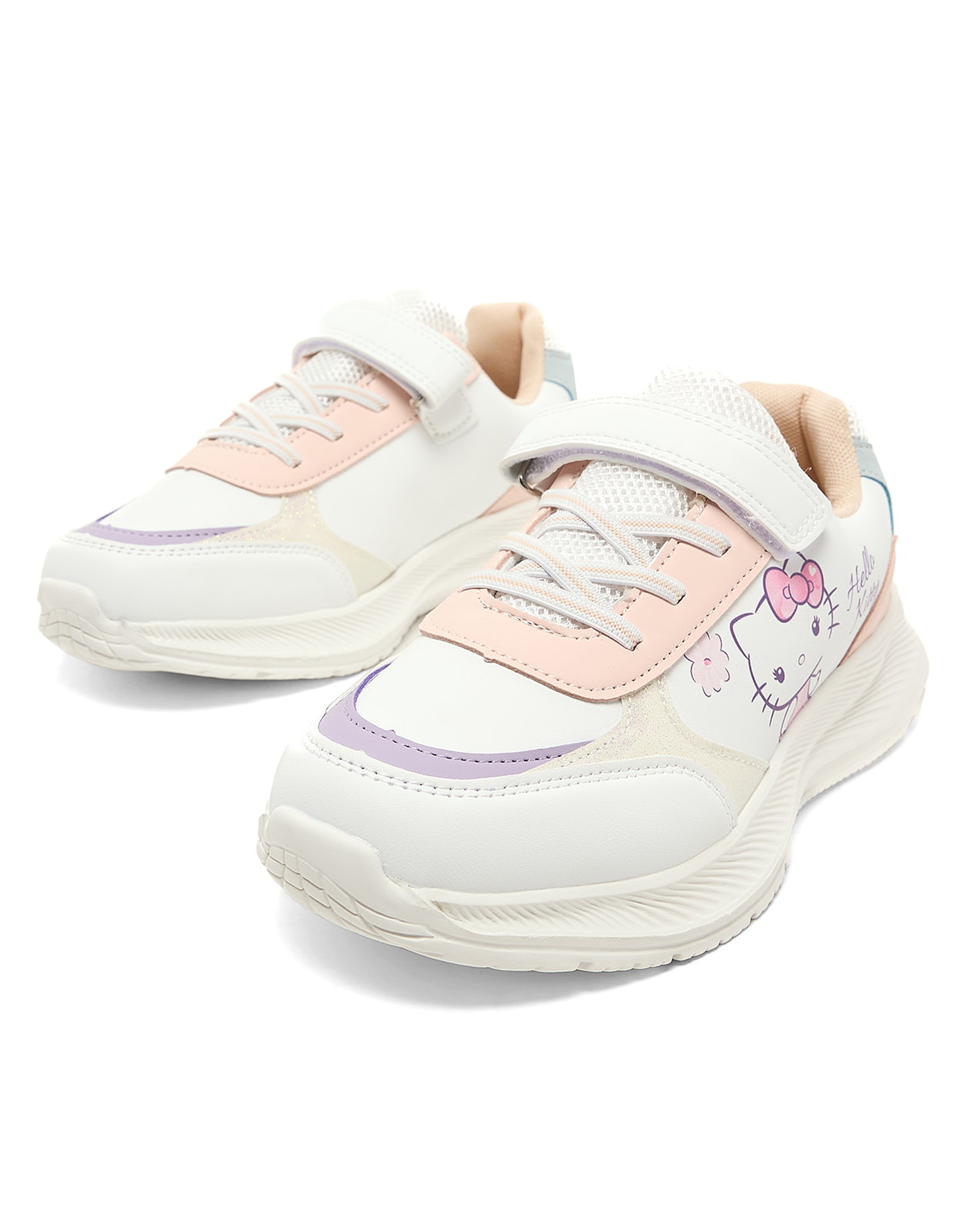 Hello Kitty Sports Shoes with Velcro Closure