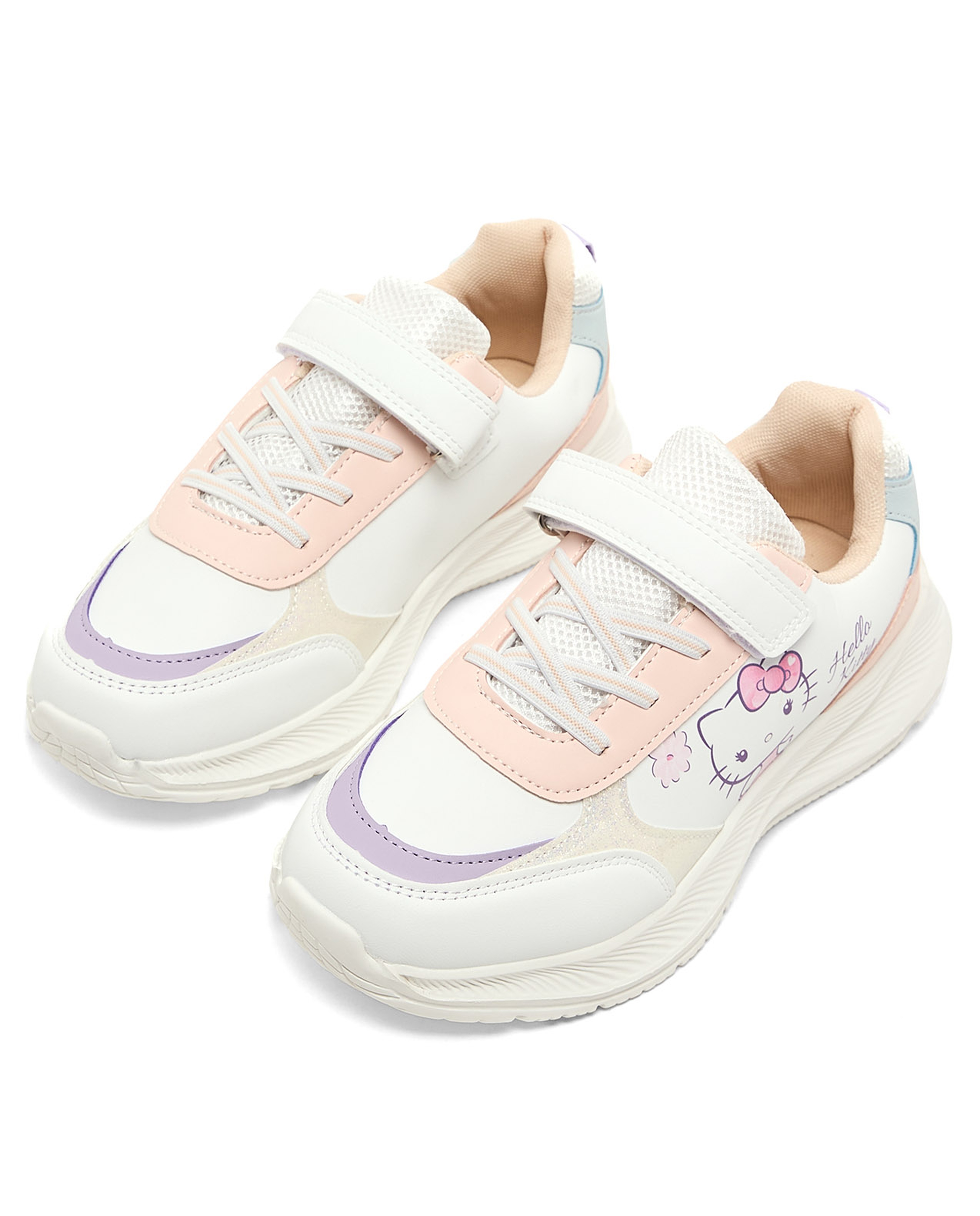 Hello Kitty Sports Shoes with Velcro Closure