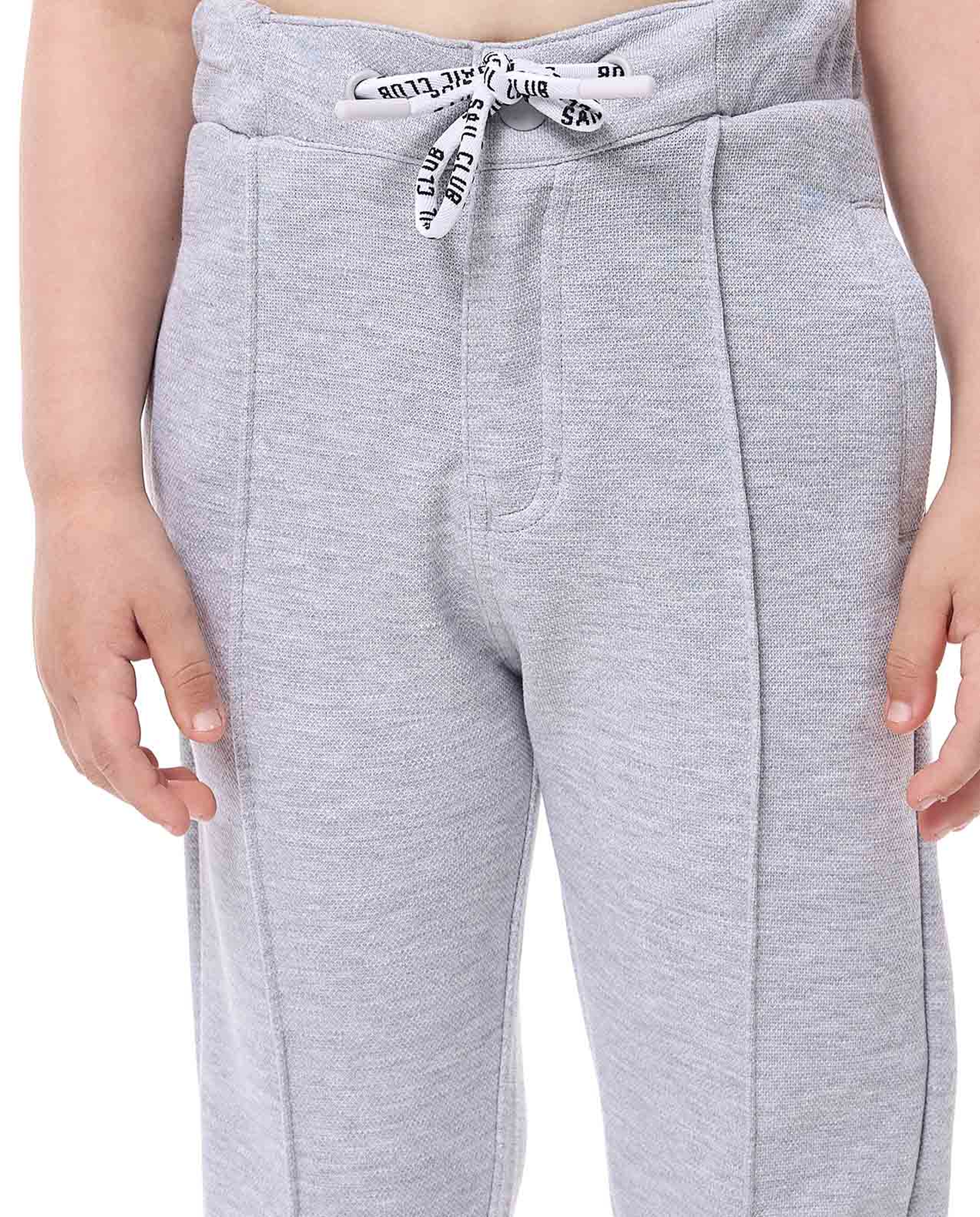 Solid Sweatpants with Drawstring Waist