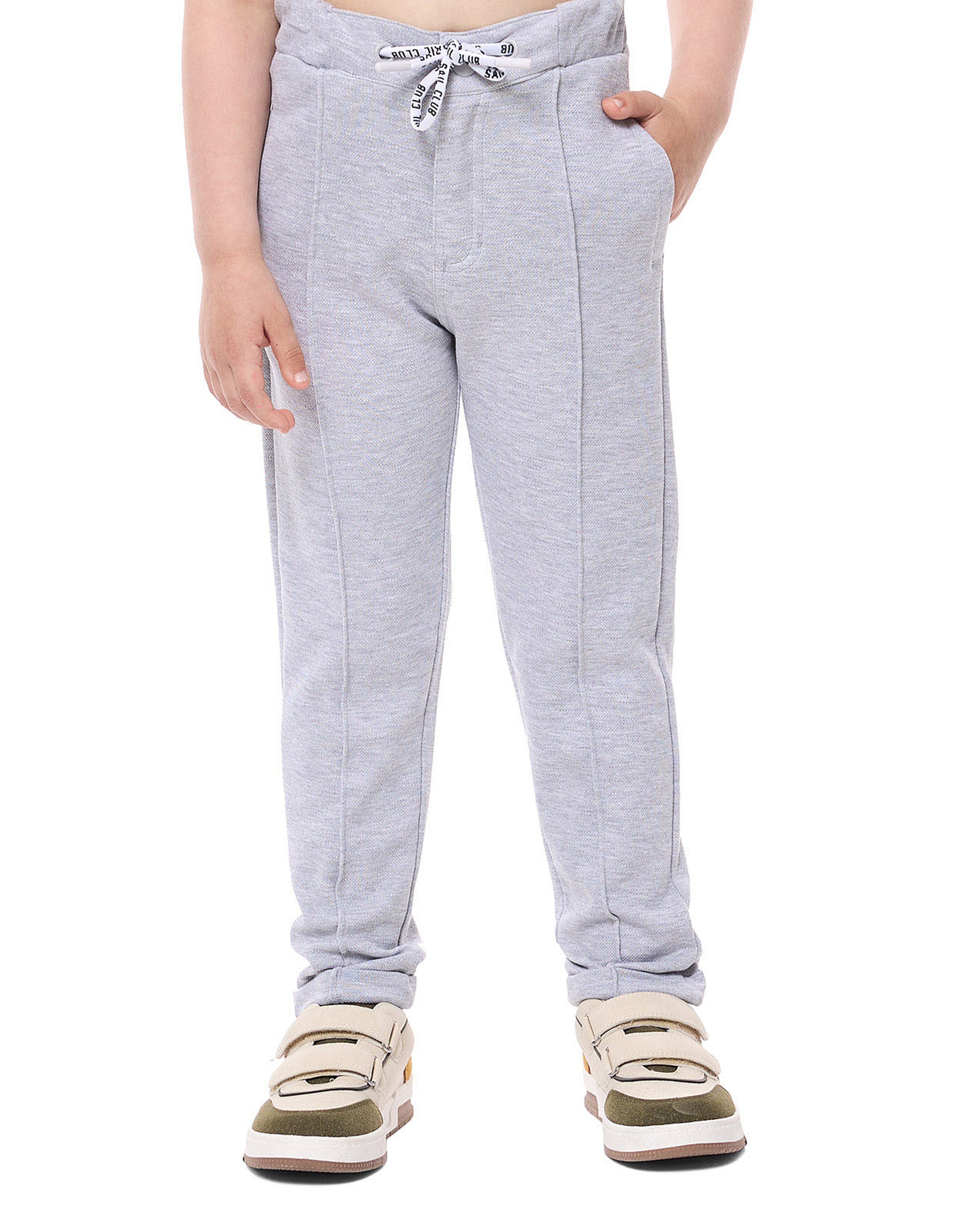 Solid Sweatpants with Drawstring Waist