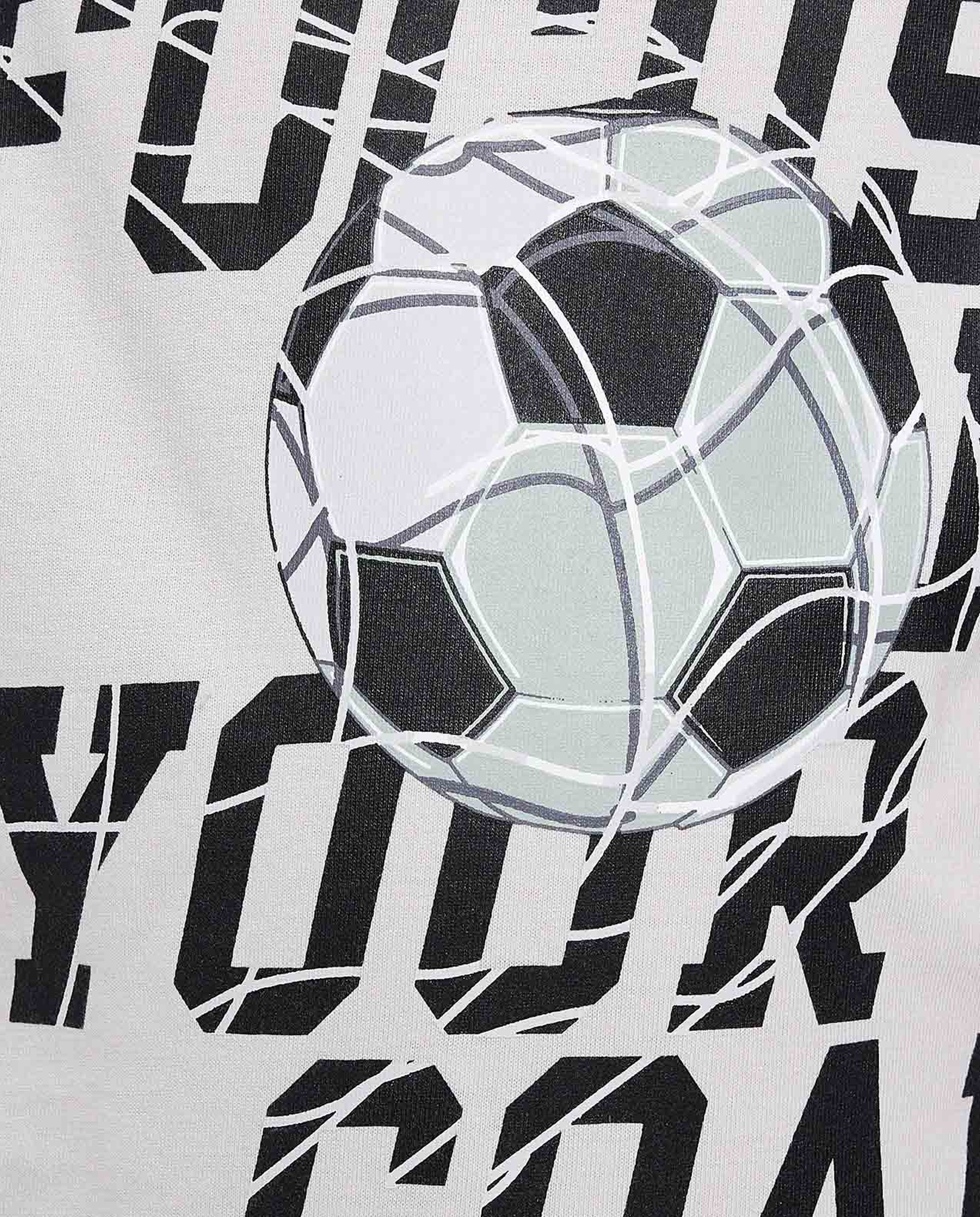 Printed T-Shirt with Crew Neck and Short Sleeves