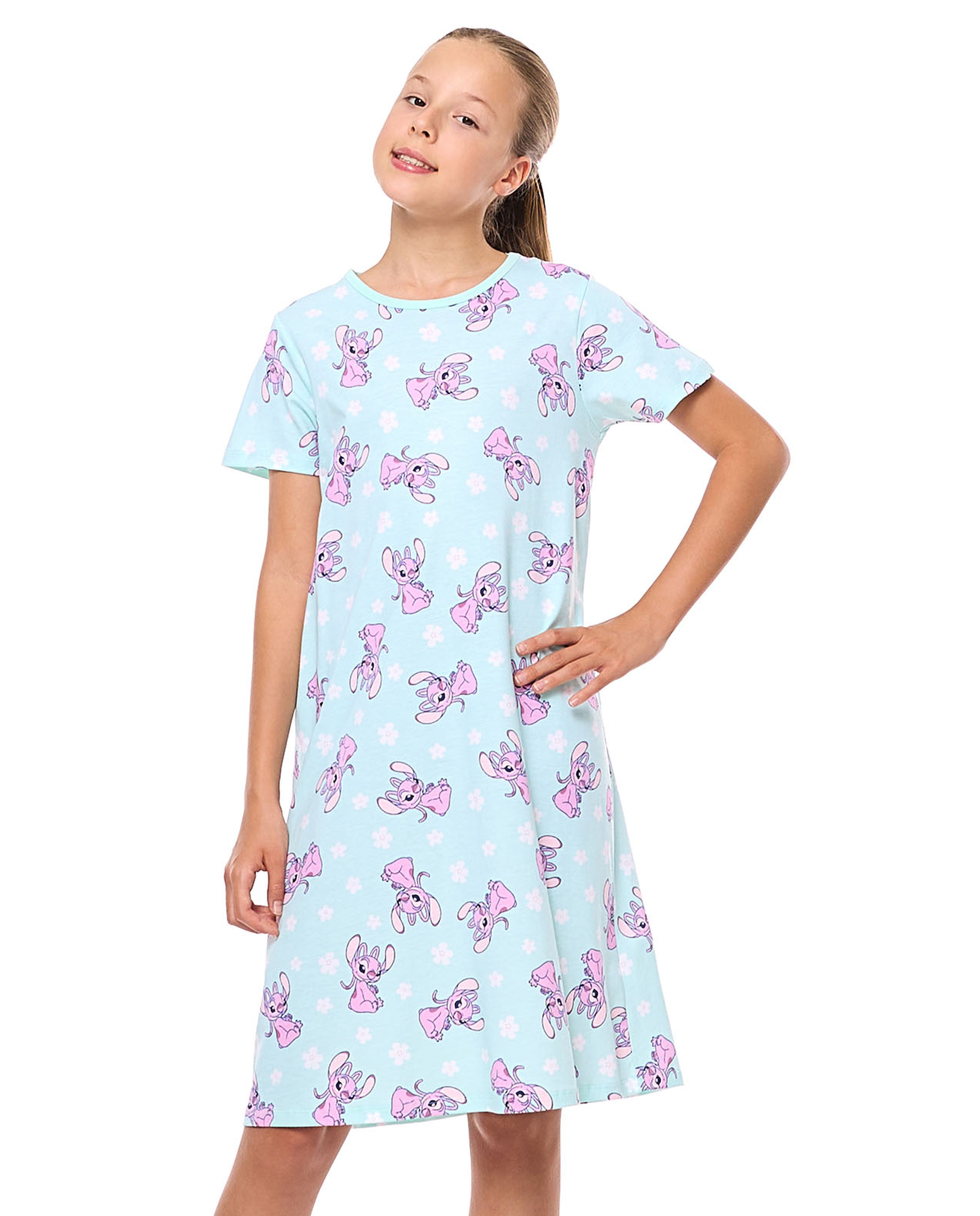 2 Pack Angel Printed Nightdresses