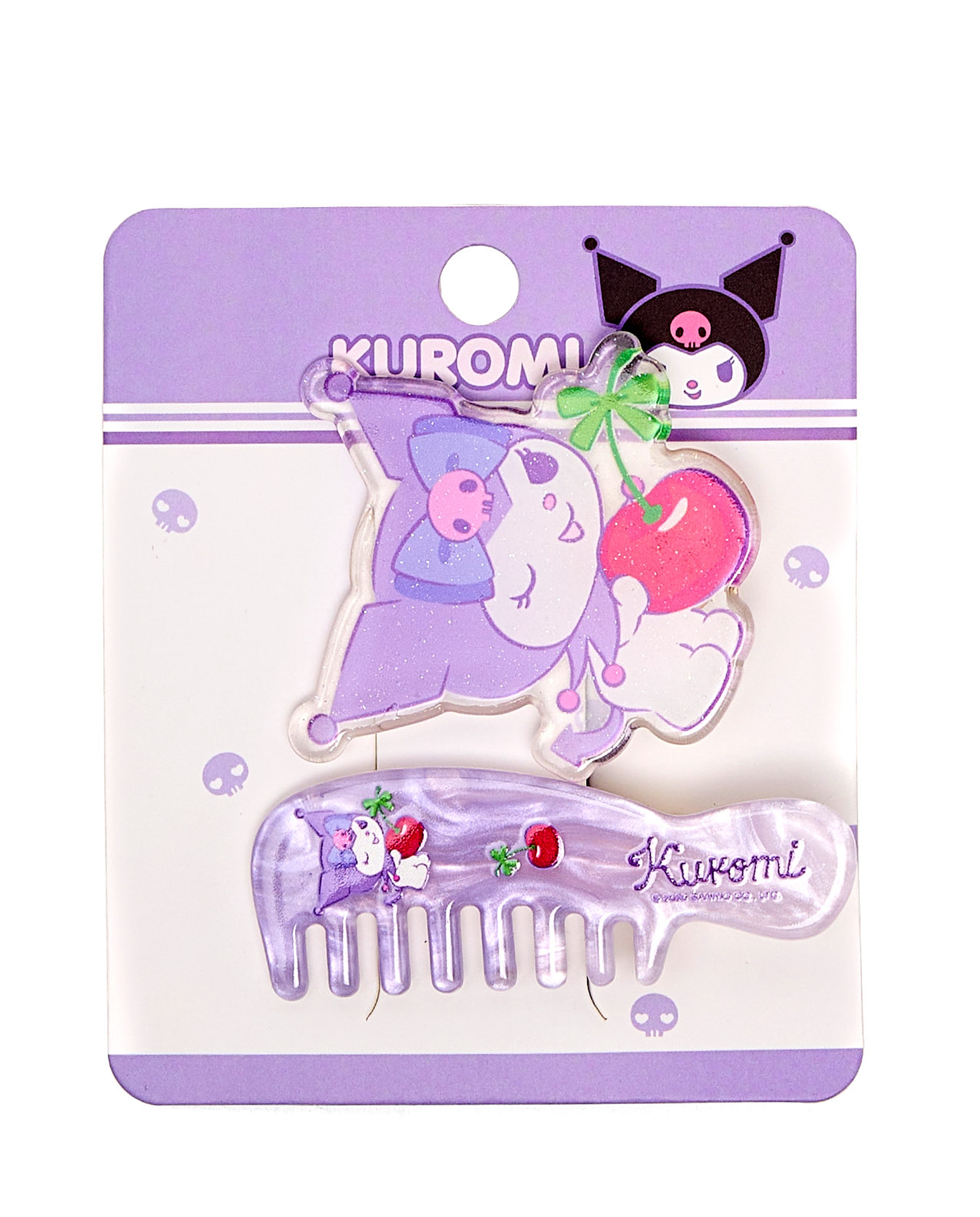 2 Pack Kuromi Hairclips