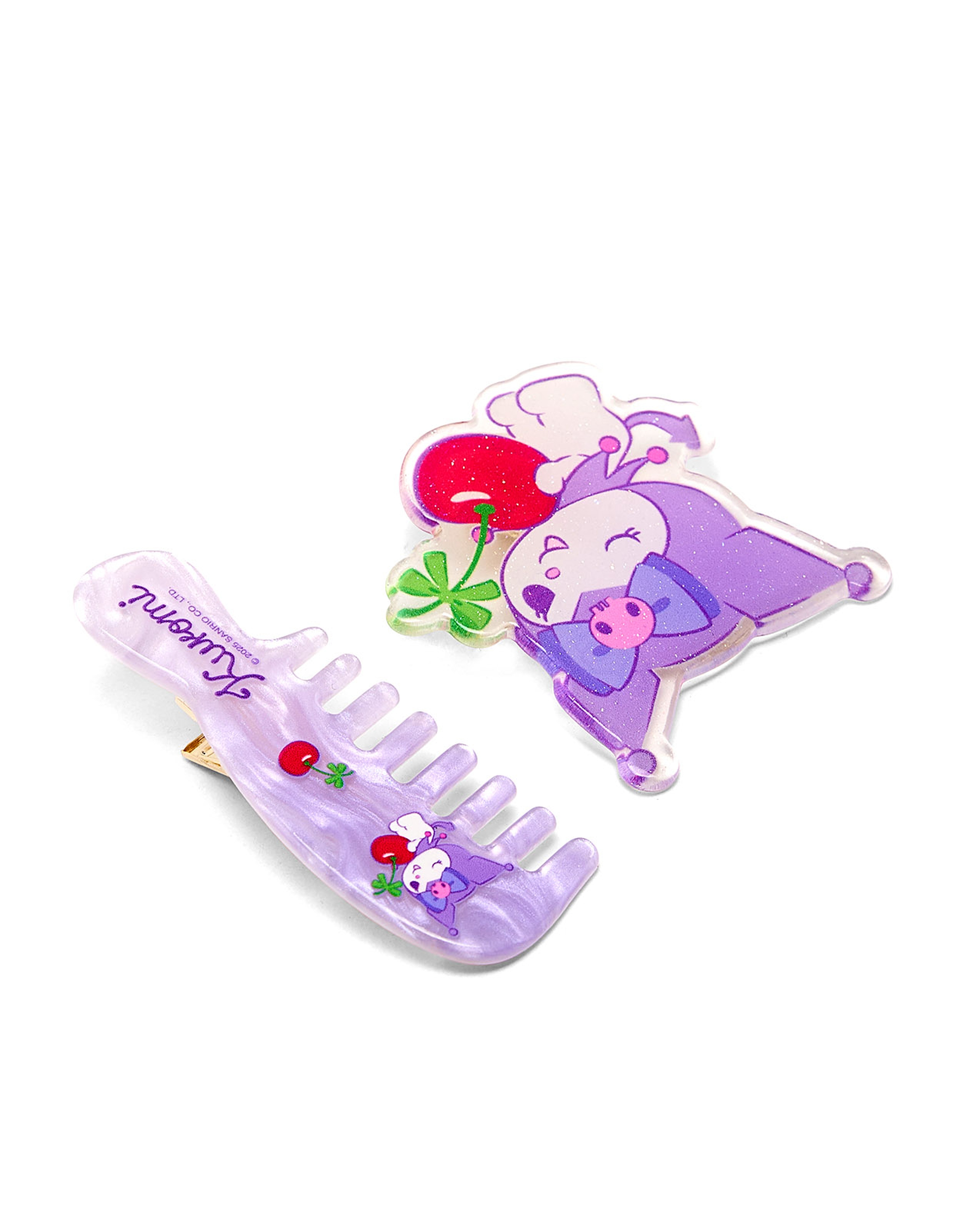 2 Pack Kuromi Hairclips