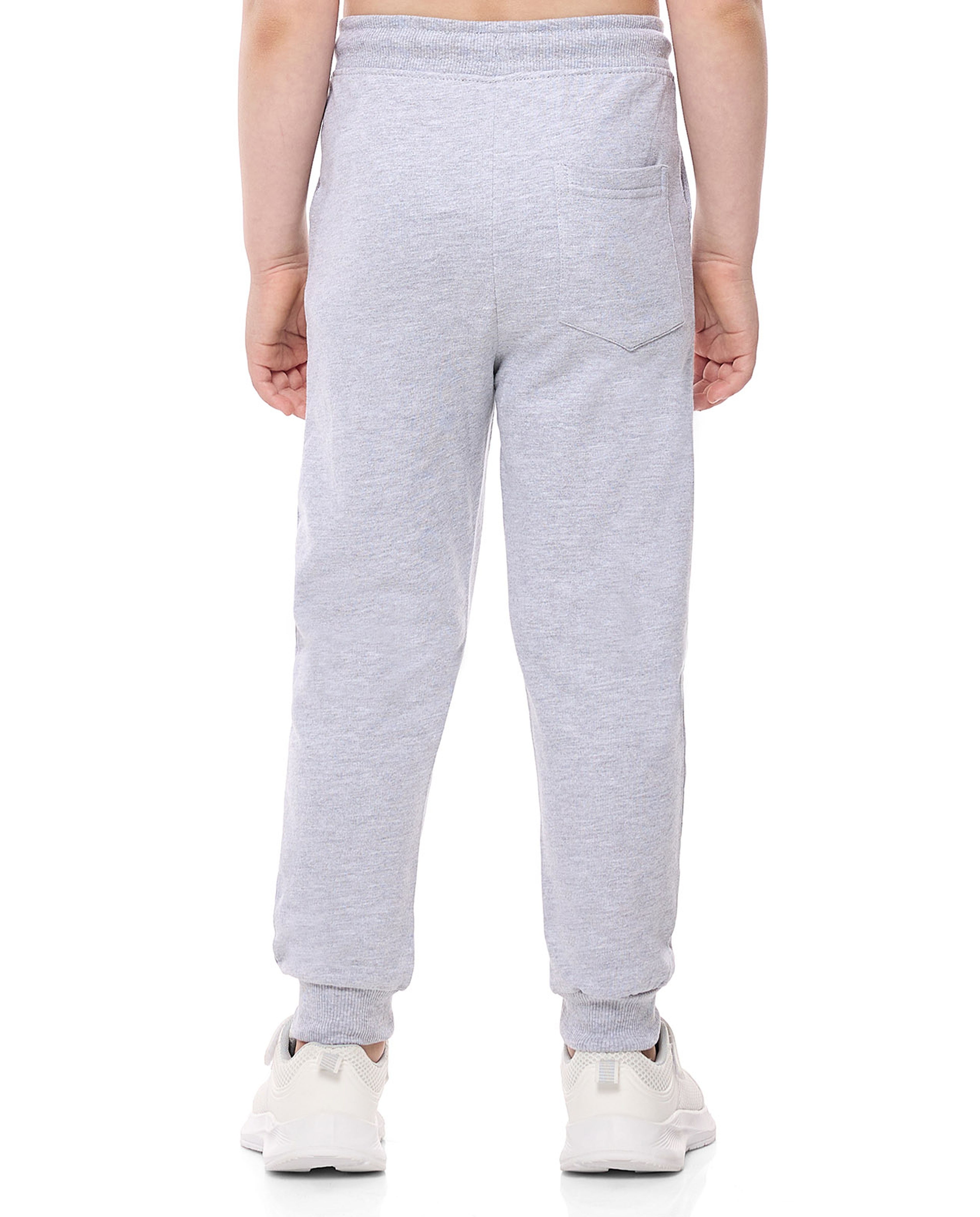 Printed Joggers with Drawstring Waist