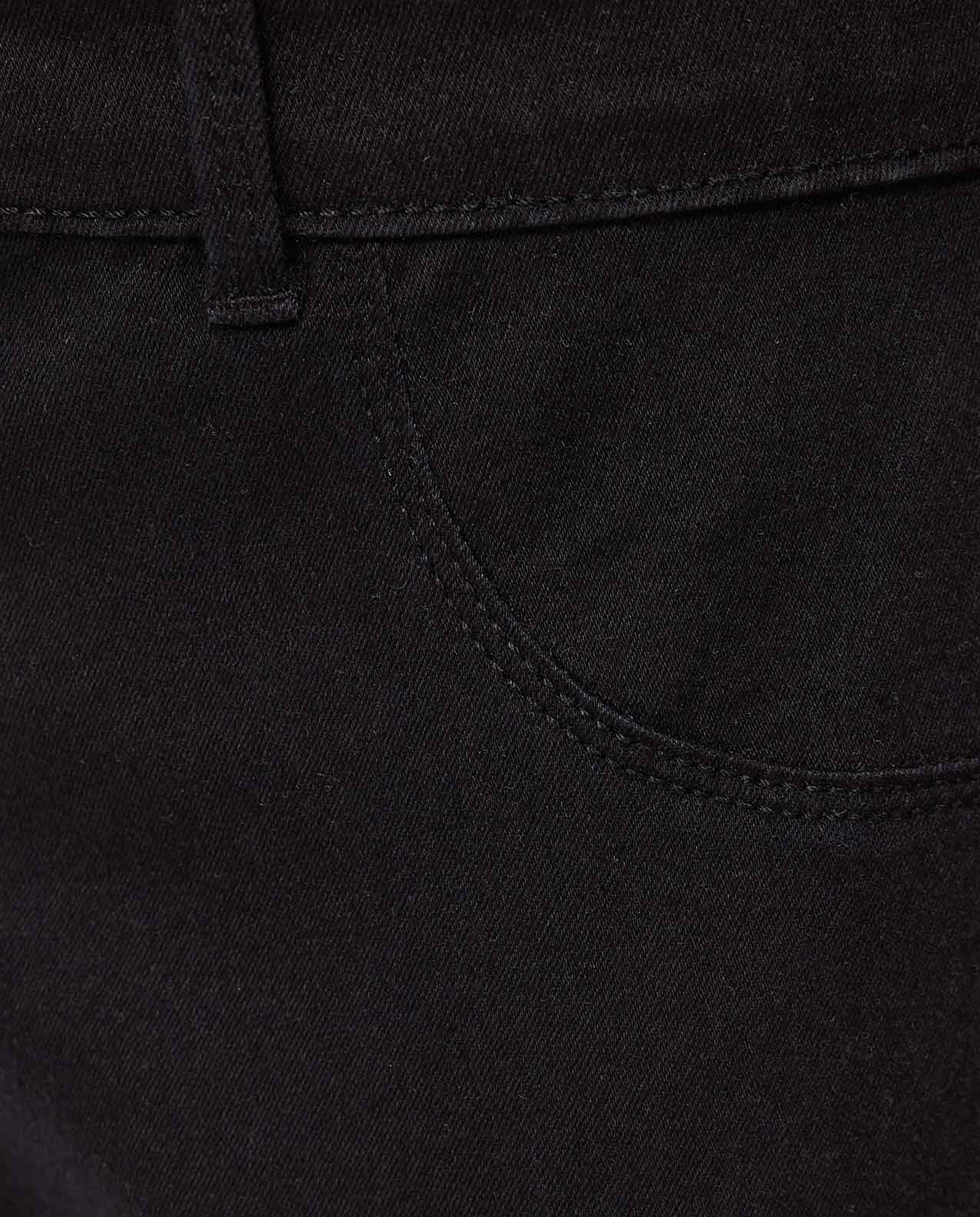 Solid Slim Fit Jeans with Button Closure