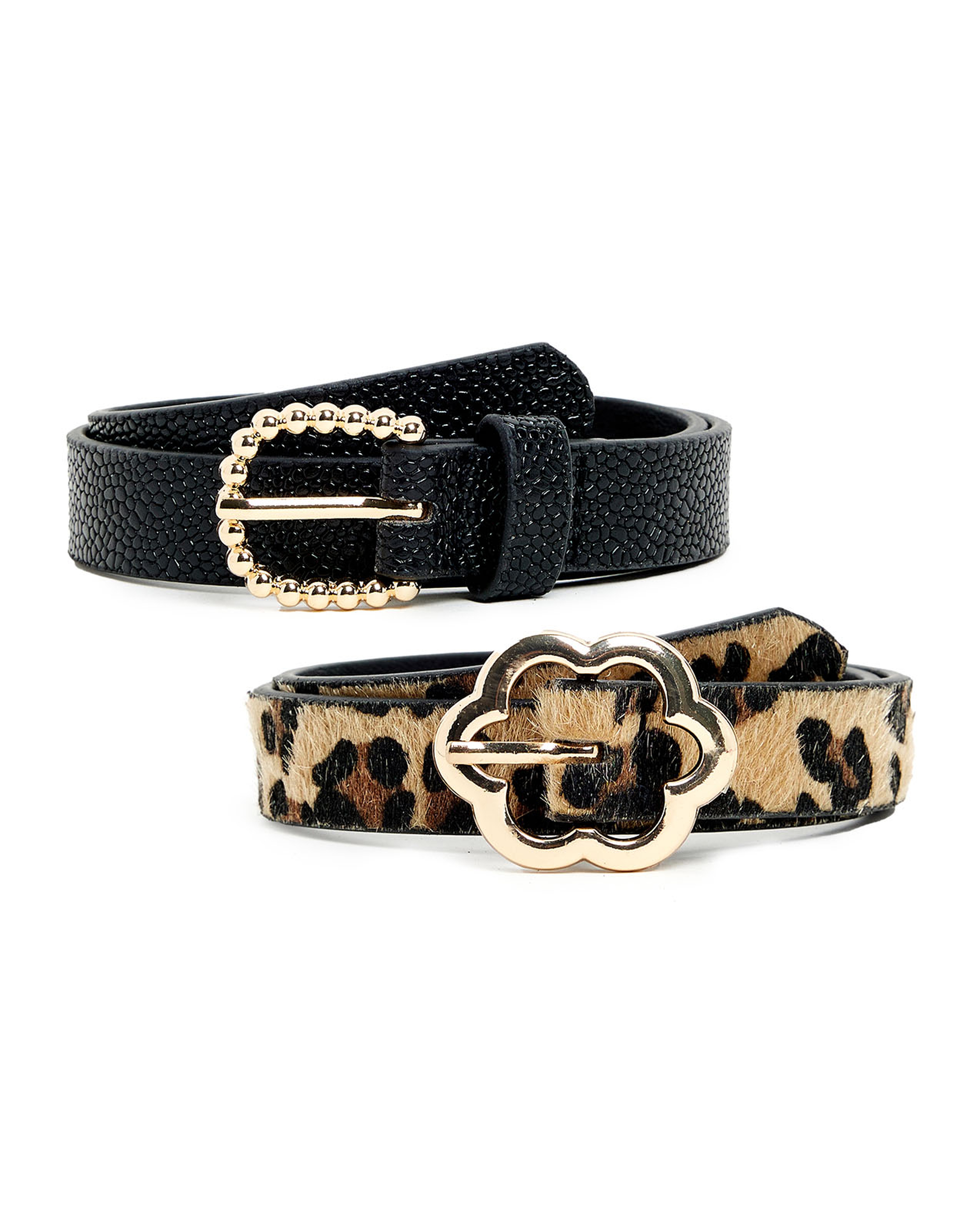 2 Pack Patterned Belts