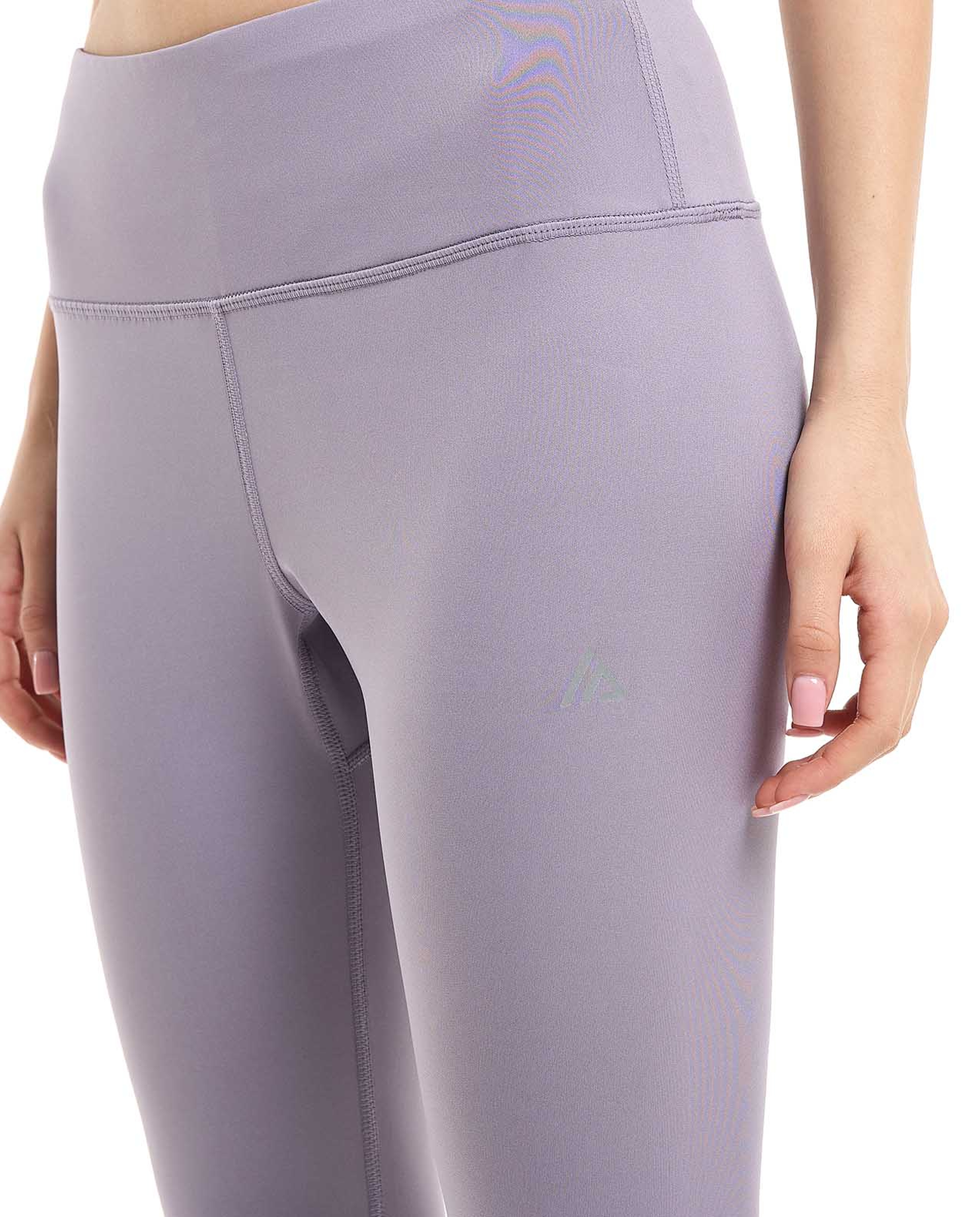 High Waist Active Leggings with Elastic Waist