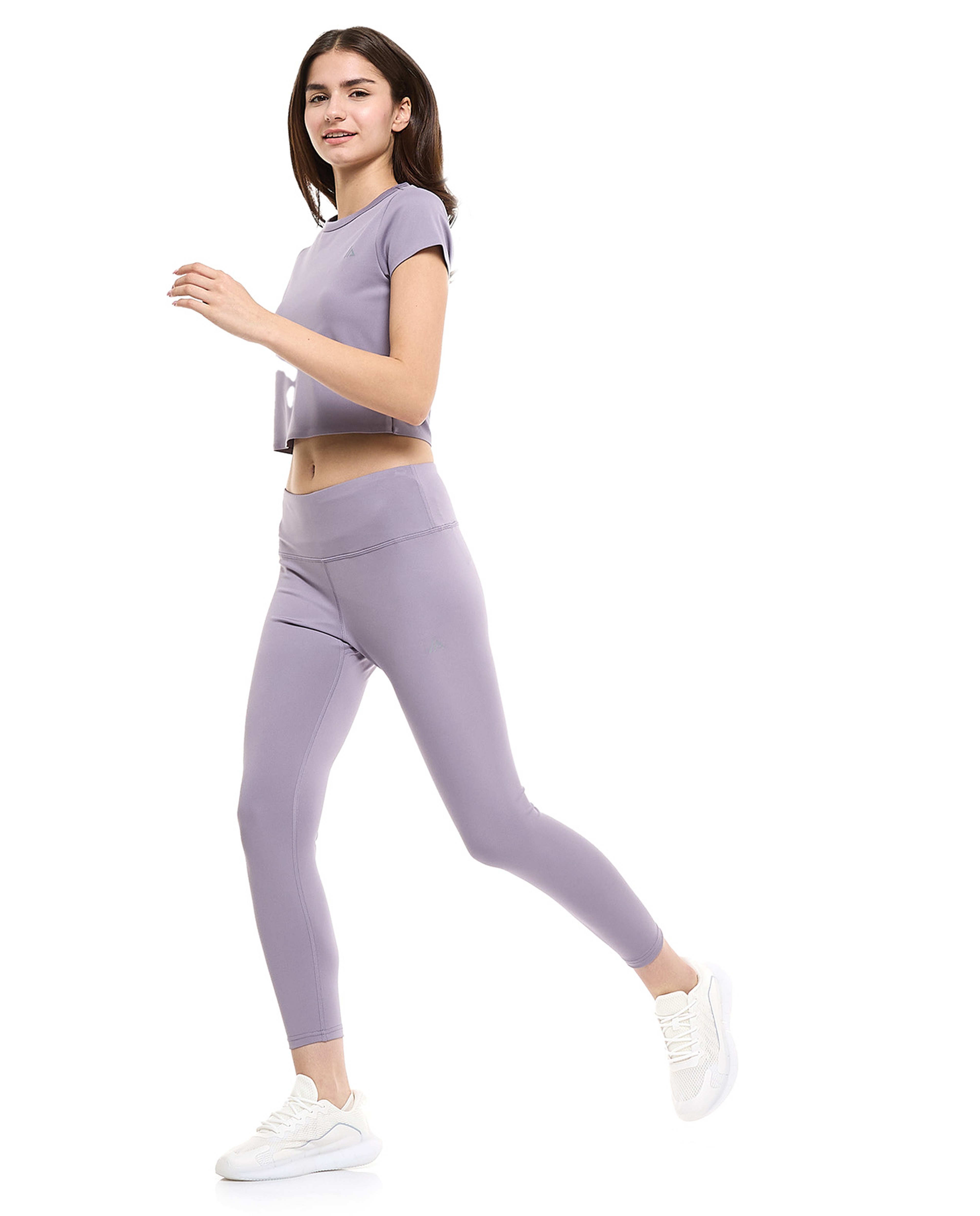 High Waist Active Leggings with Elastic Waist