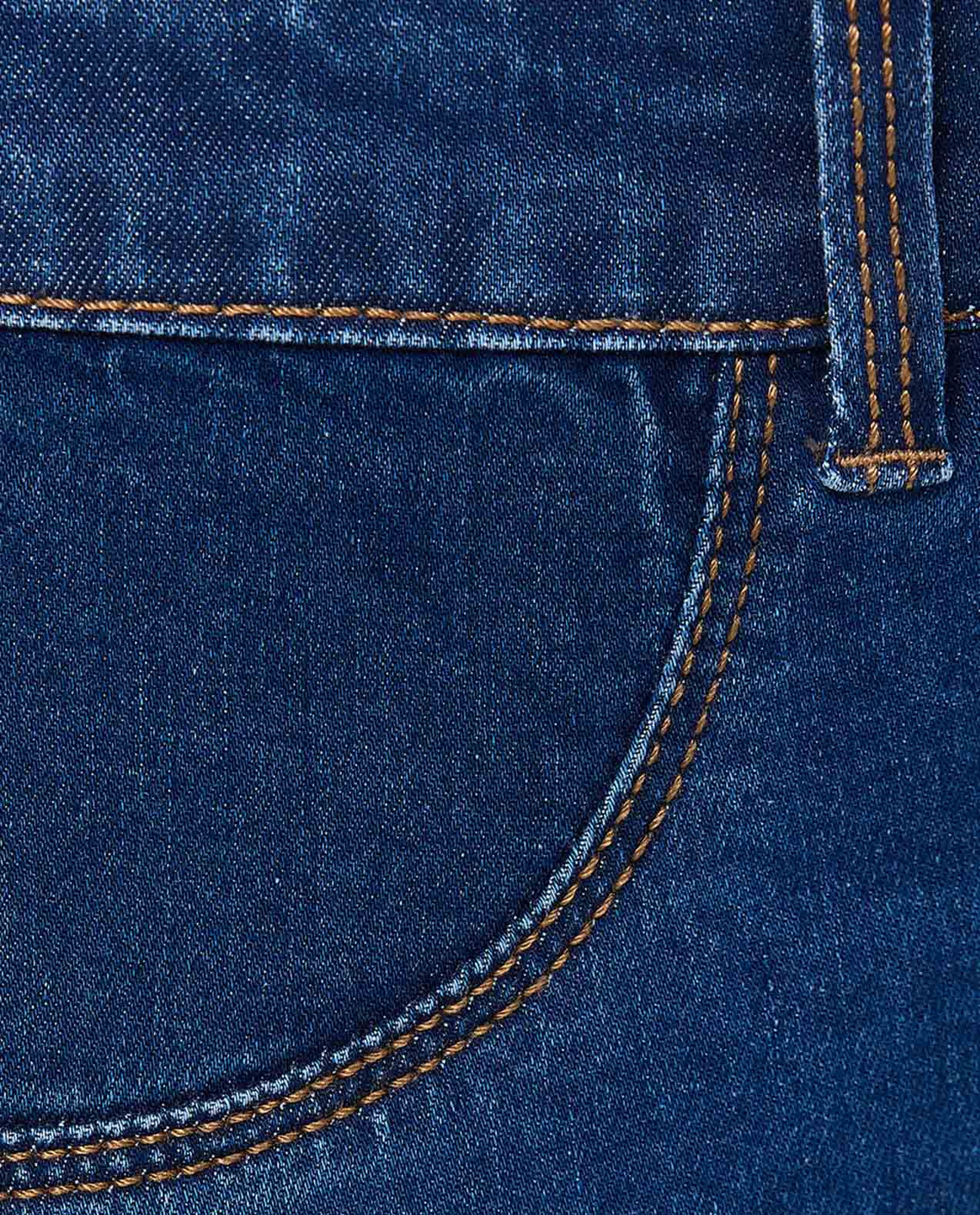 Washed Slim Fit Jeans with Button Closure