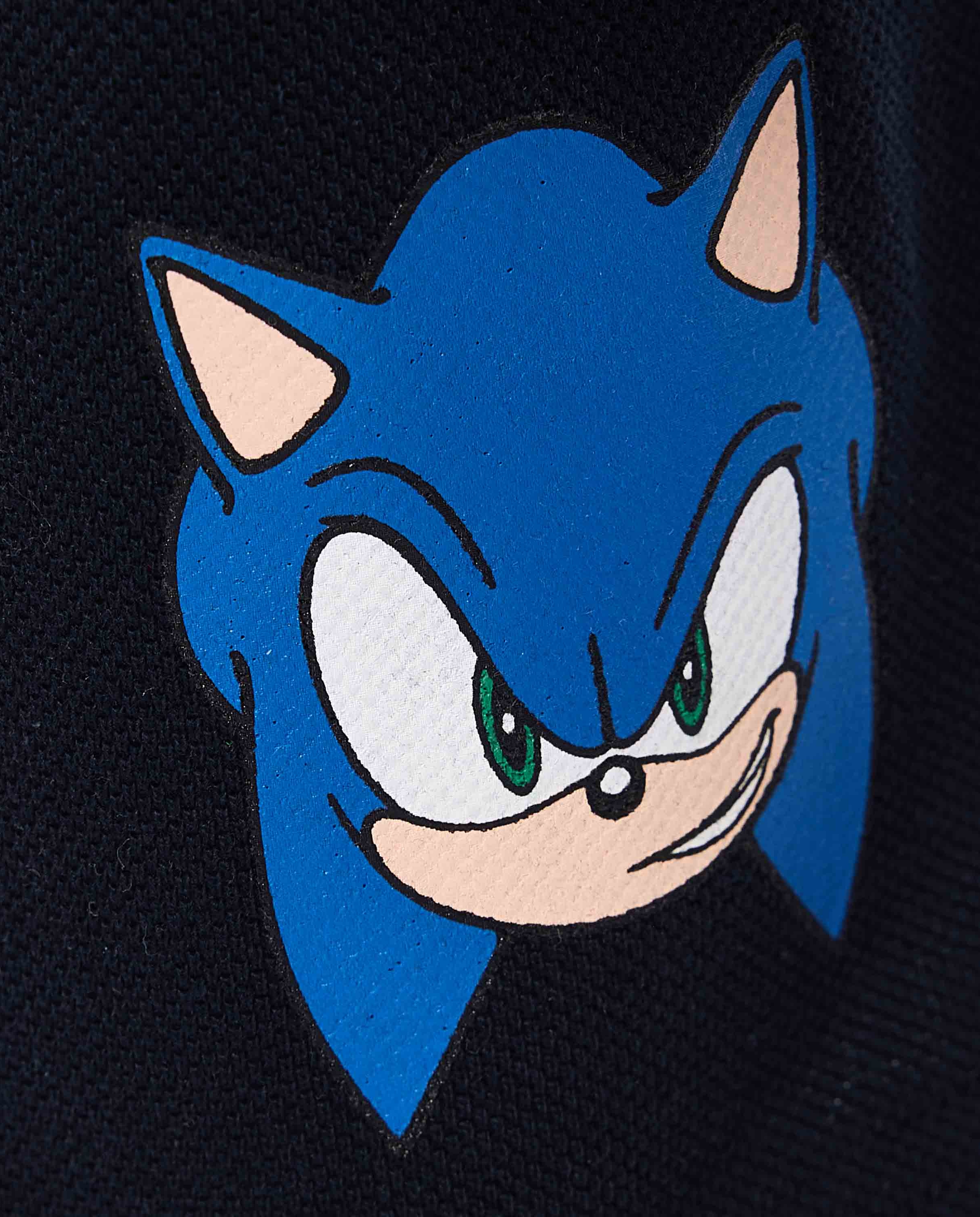 Sonic Printed Shorts with Drawstring Waist