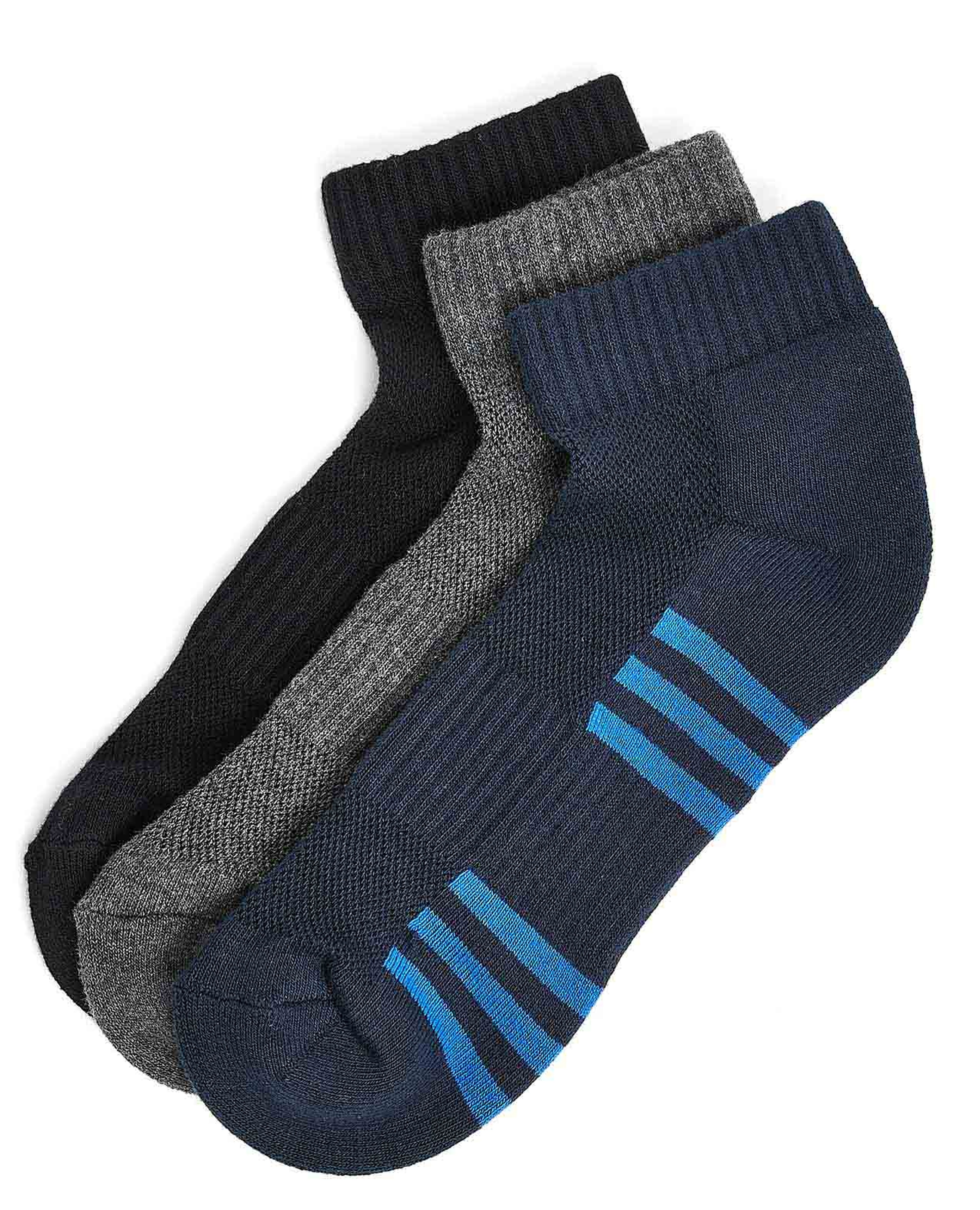 3 Pack Sports Ankle Socks