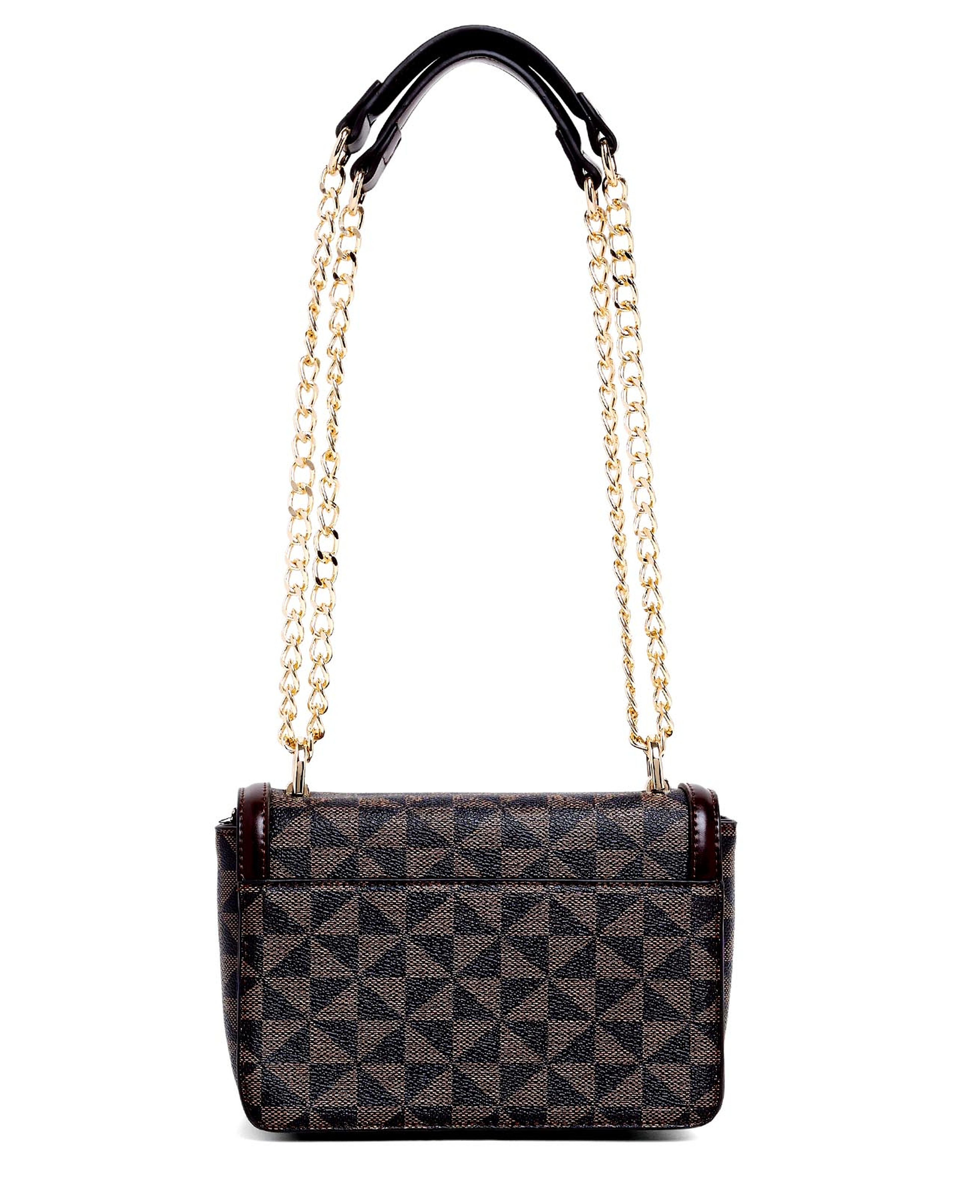 Patterned Convertible Shoulder Bag