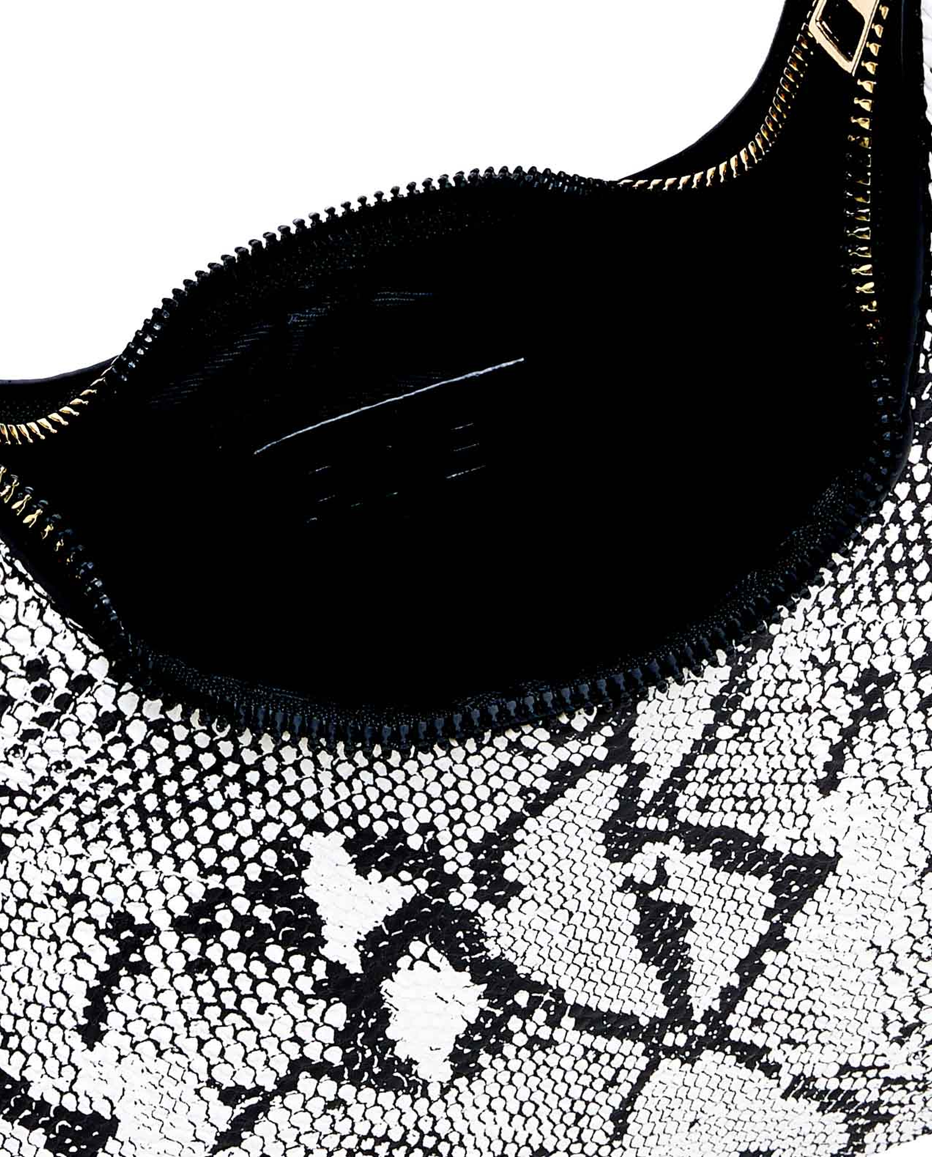 Snake Patterned Shoulder Bag
