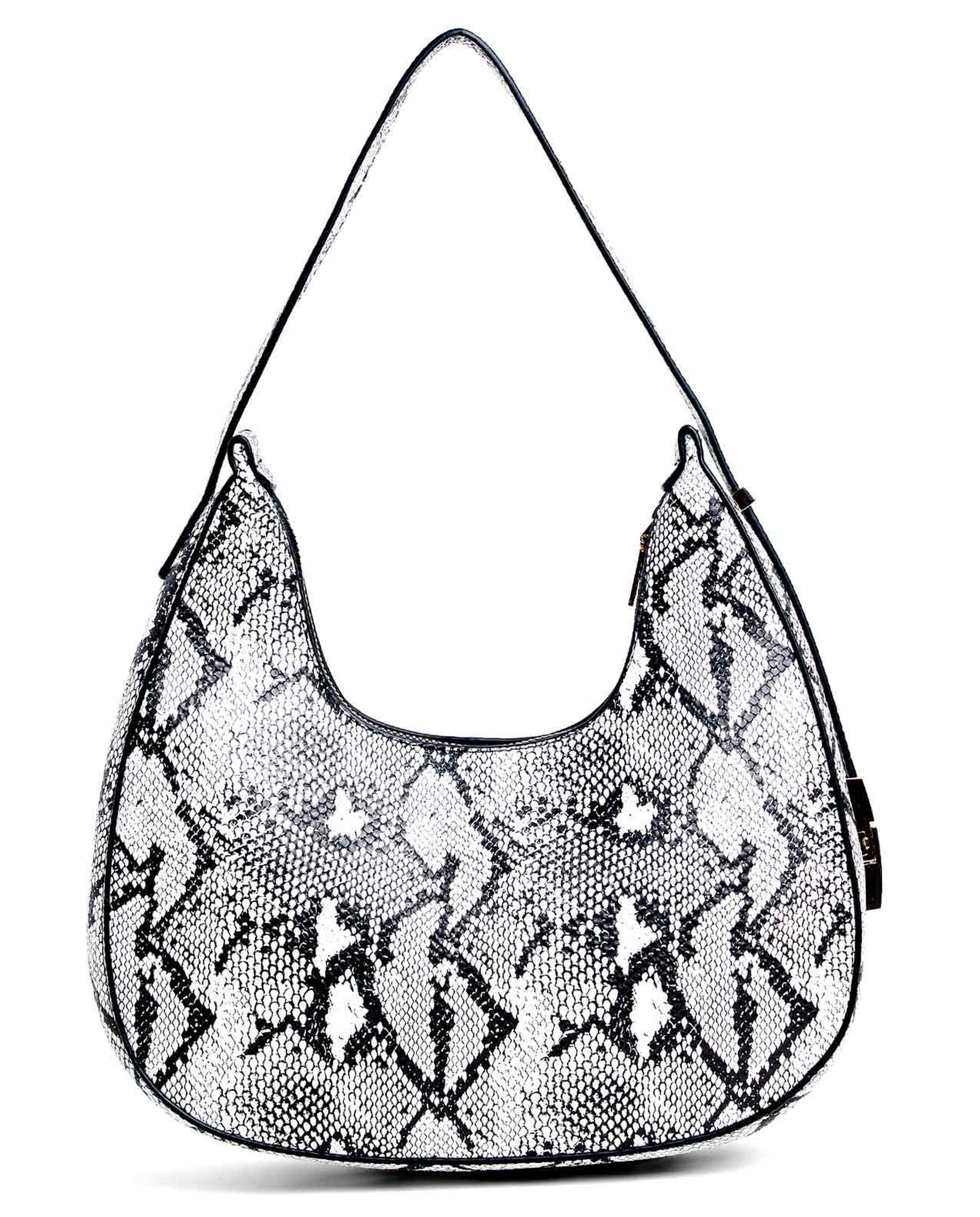 Snake Patterned Shoulder Bag