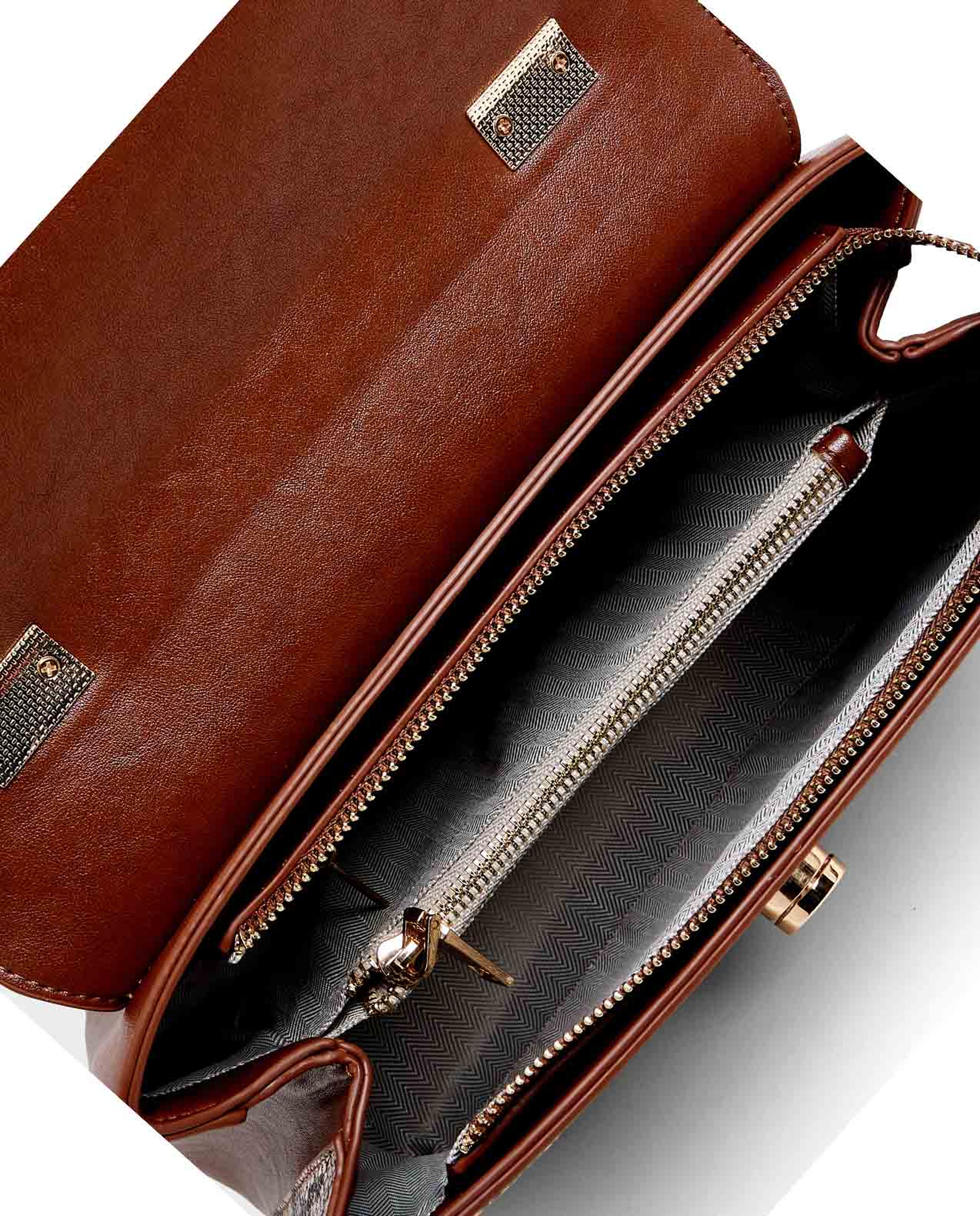 Snake Print Top Handle Bag