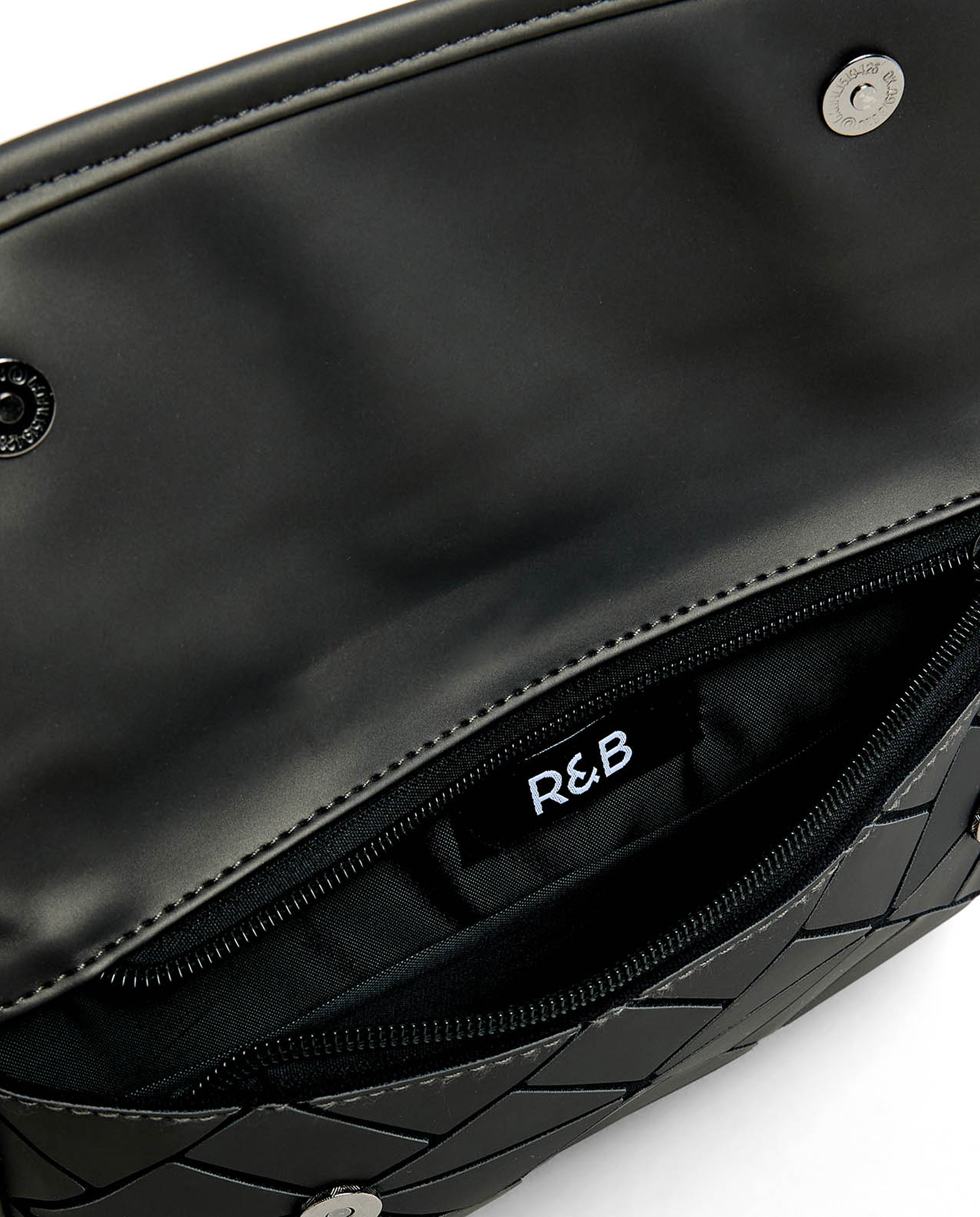 Diamond Patterned Crossbody Bag