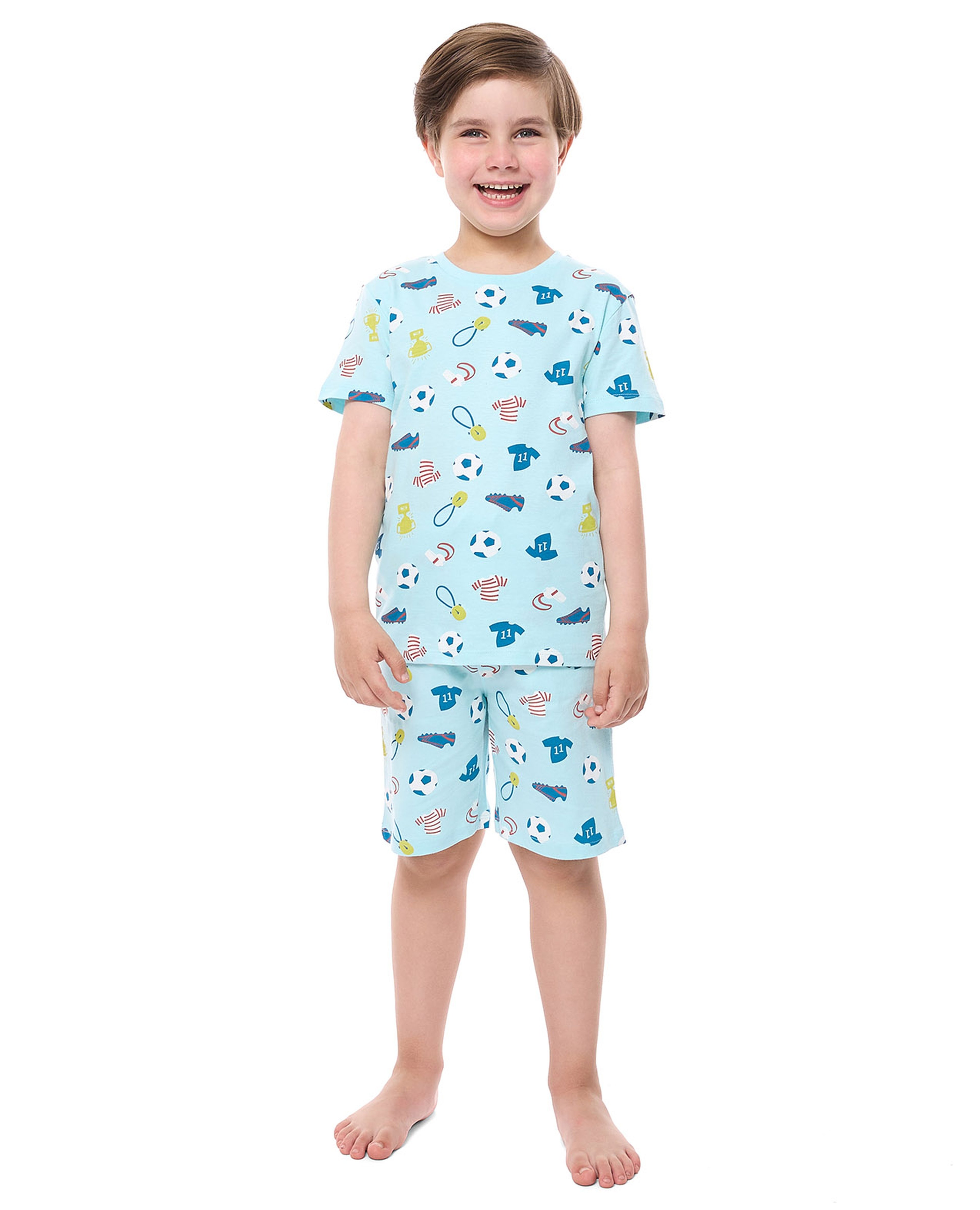 Printed Shorty Pyjama Set
