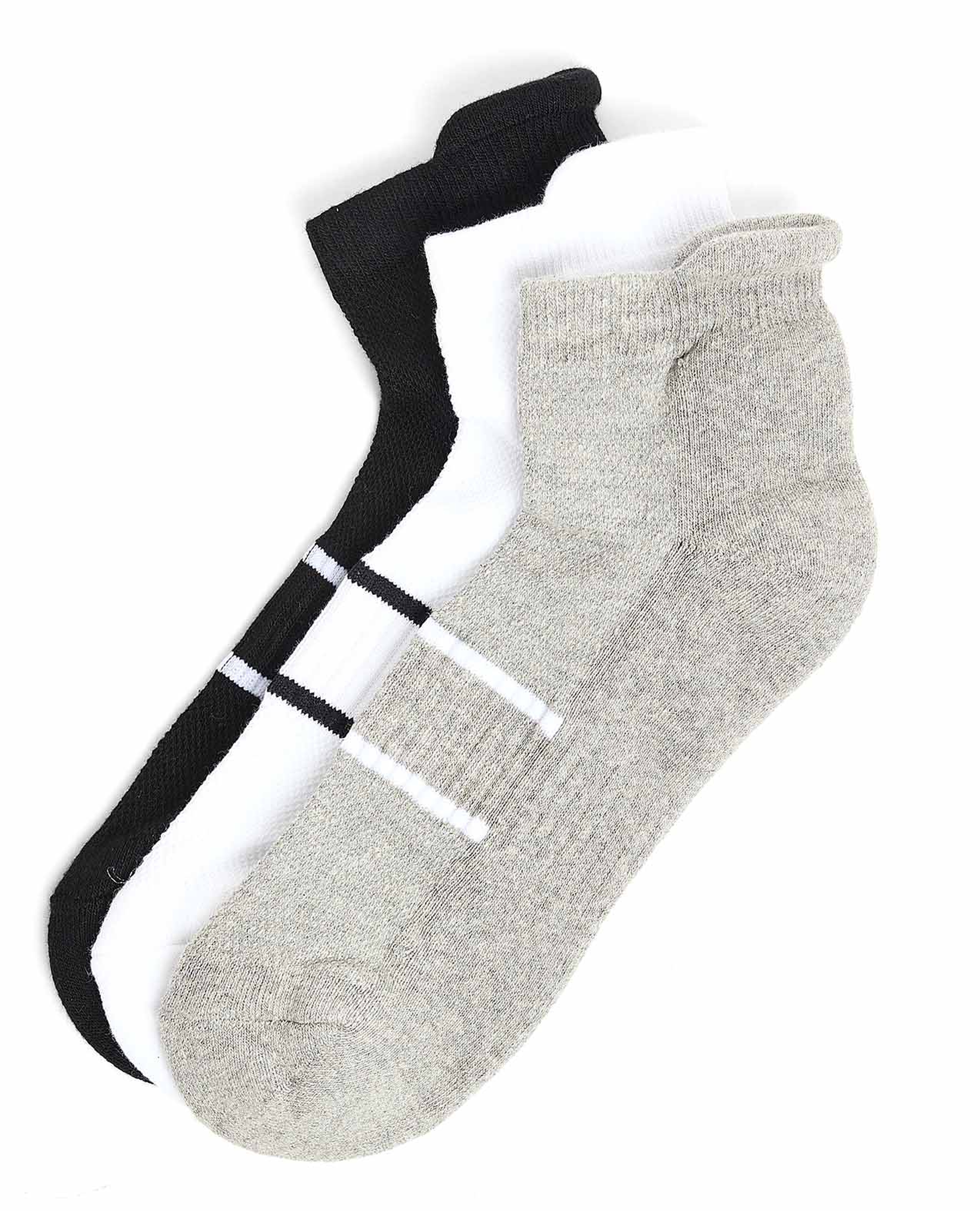 3 Pack Sports Ankle Socks