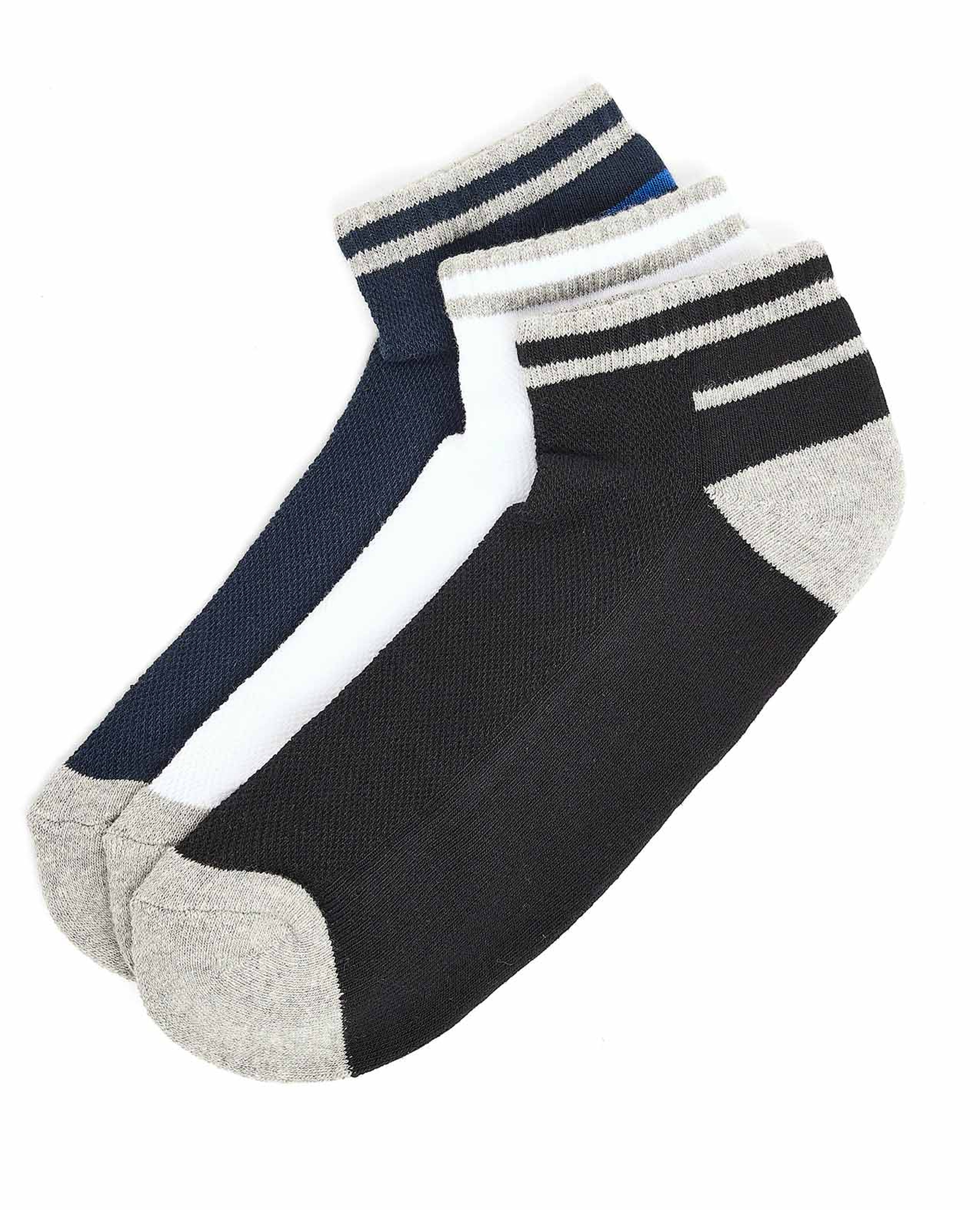 3 Pack Sports Ankle Socks