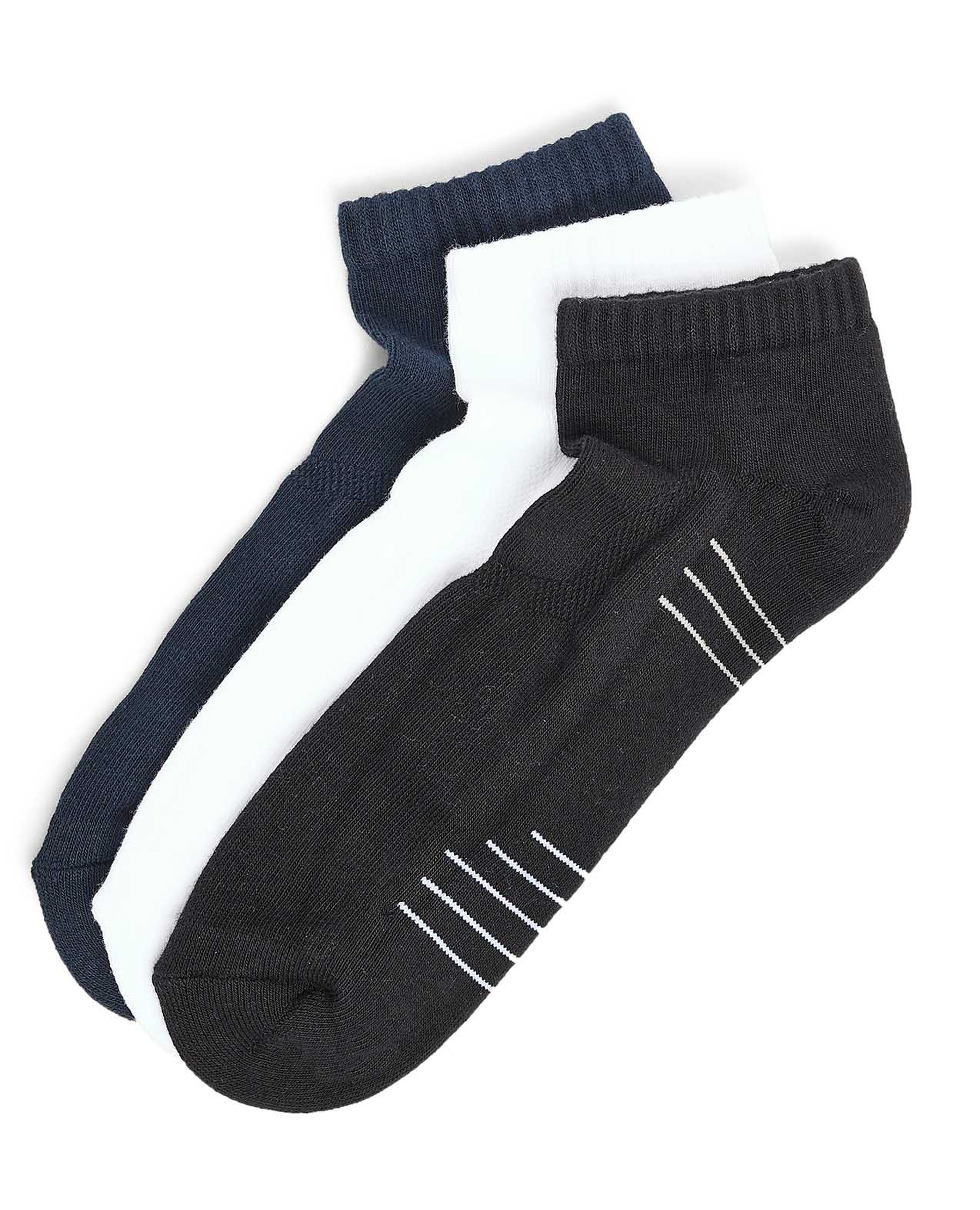 3 Pack Sports Ankle Socks