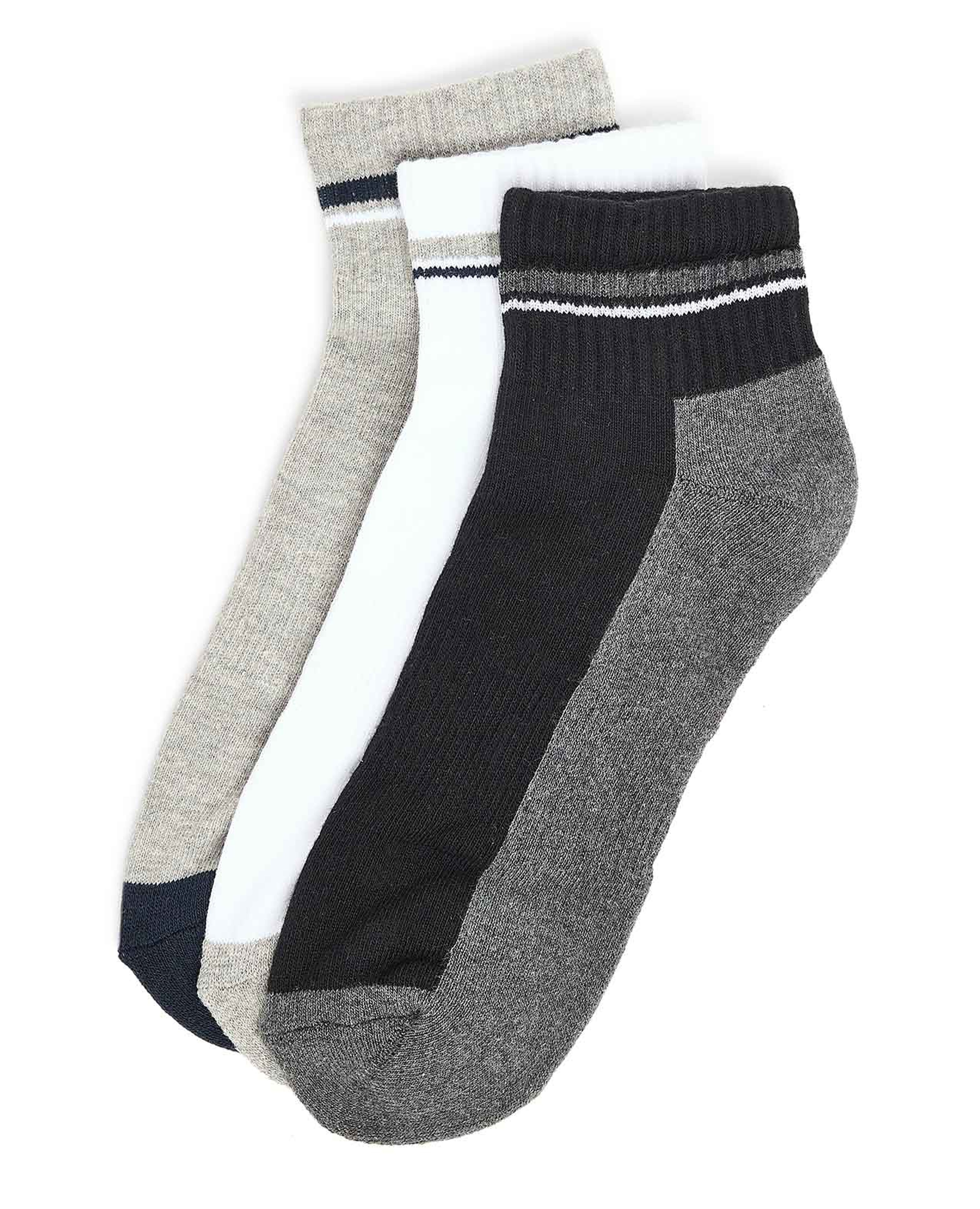 3 Pack Sports Ankle Socks