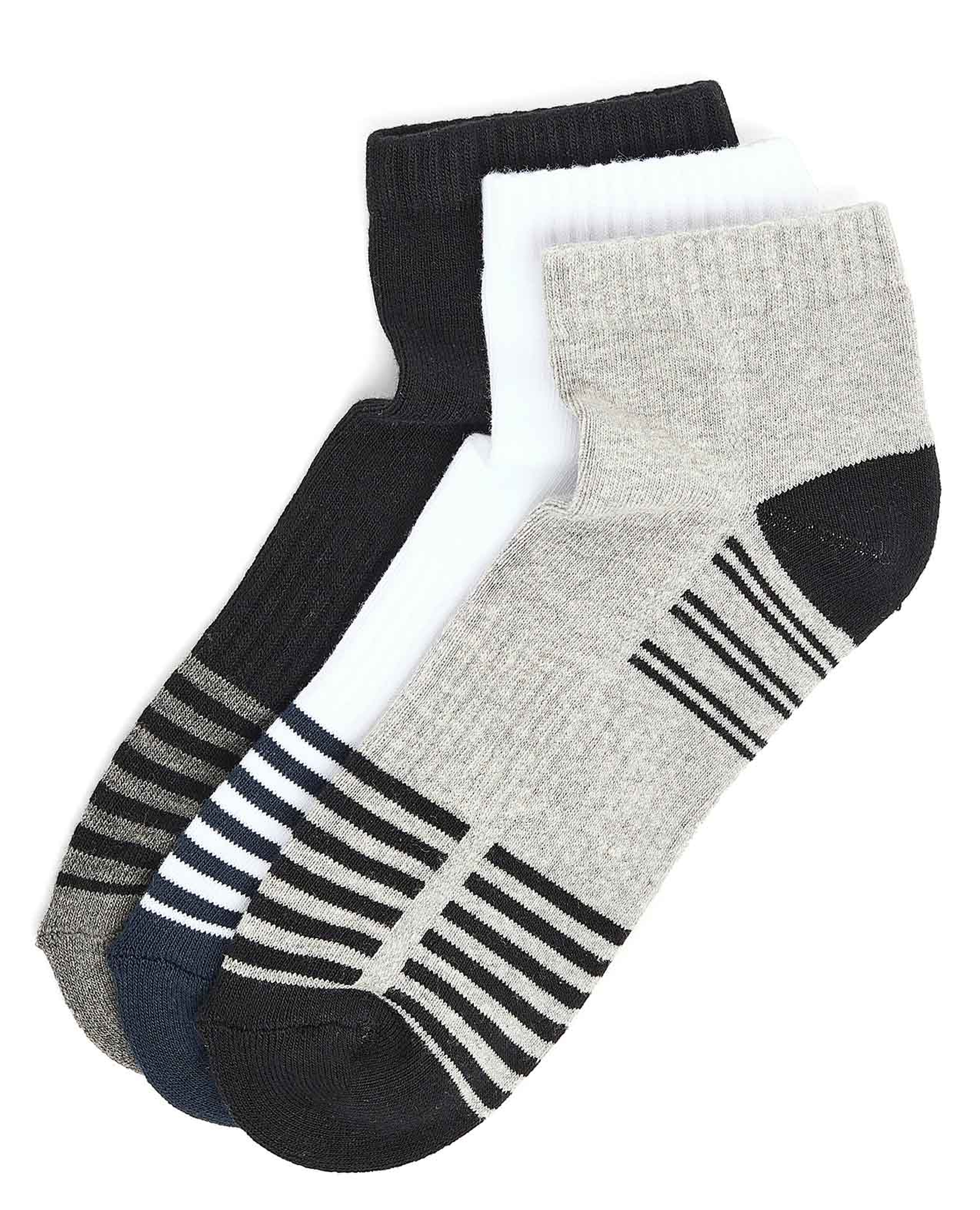 3 Pack Sports Ankle Socks
