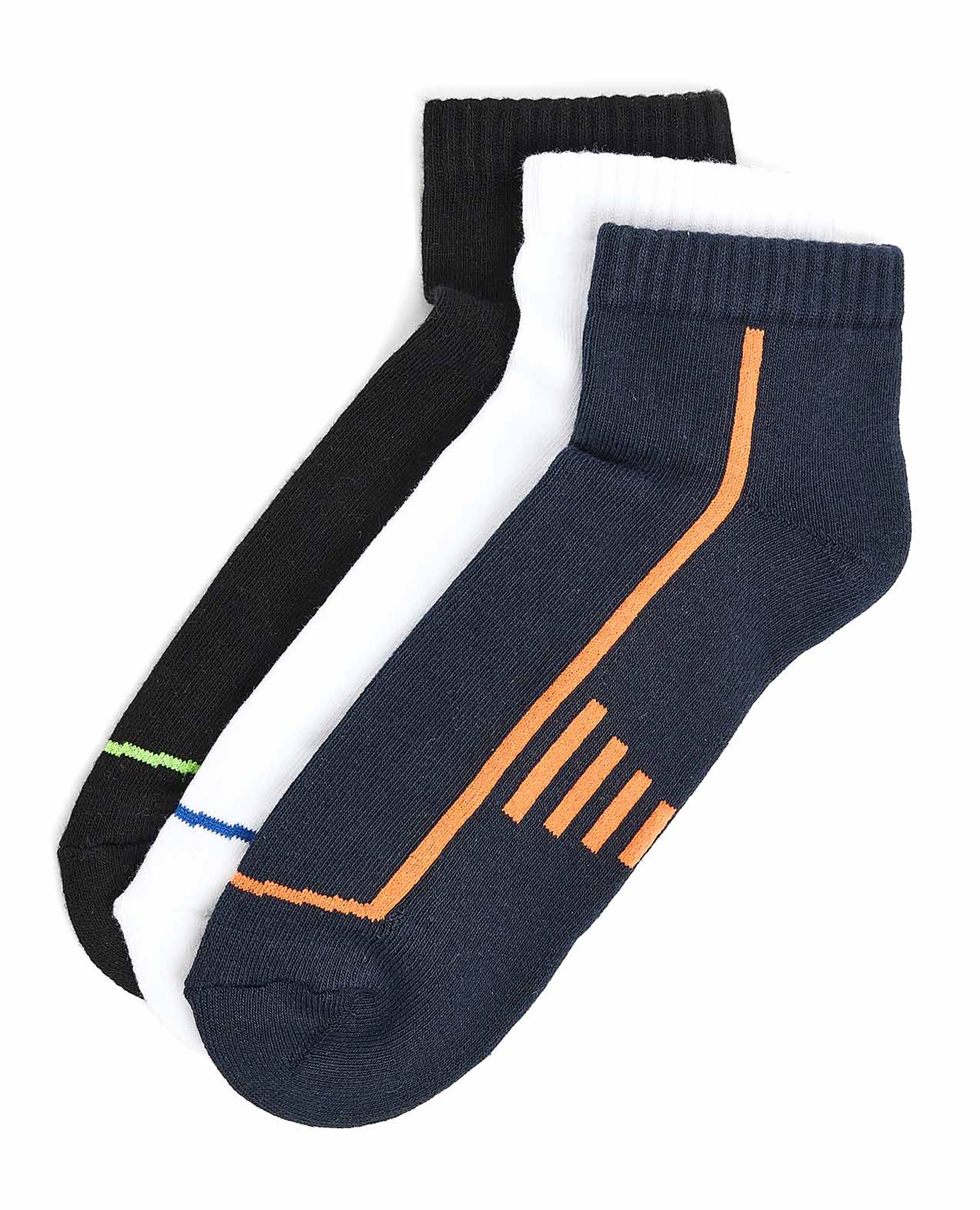 3 Pack Sports Ankle Socks