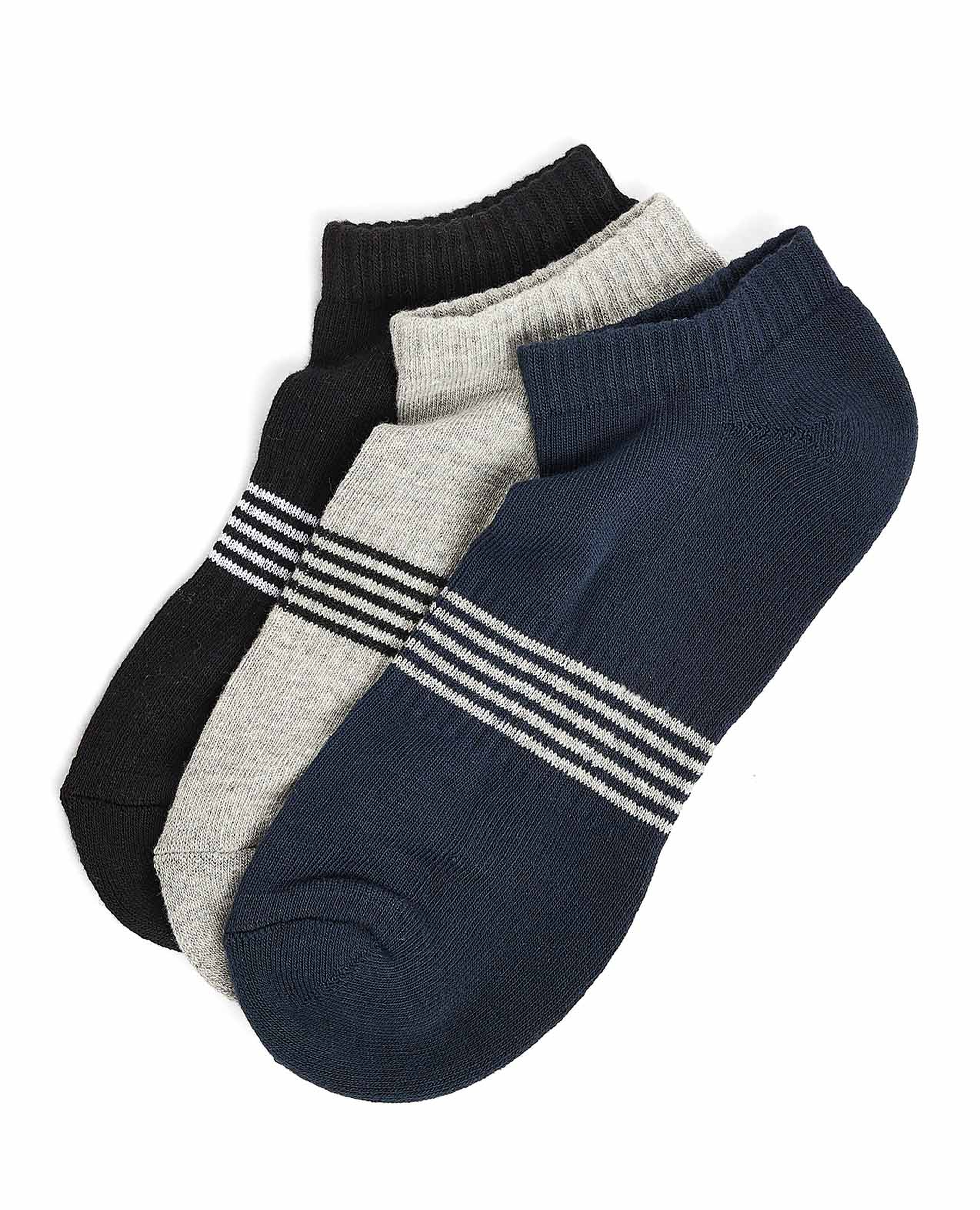 3 Pack Sports Ankle Socks