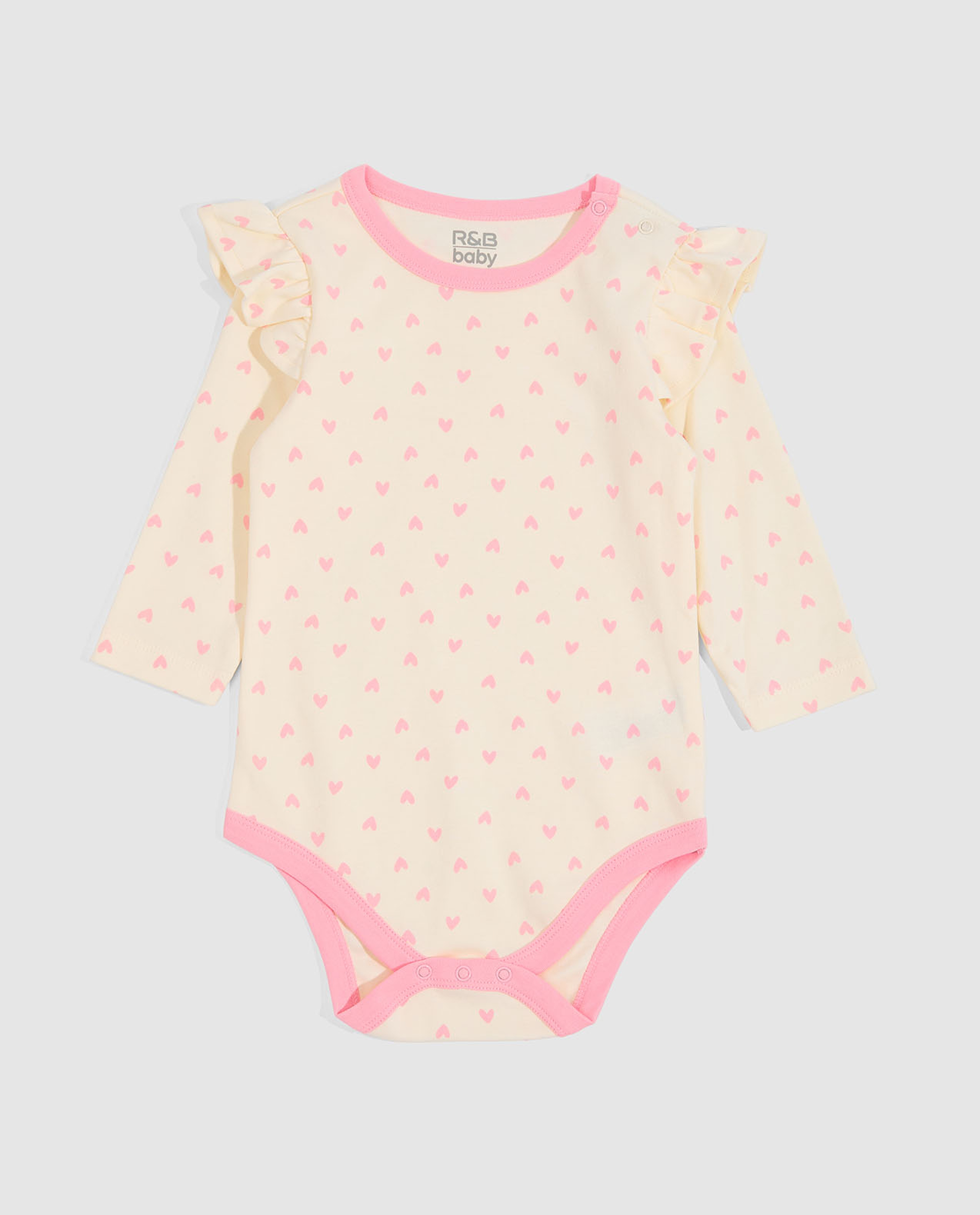 بودي سوت مطبوع بأكمام طويلة - 3 قطع