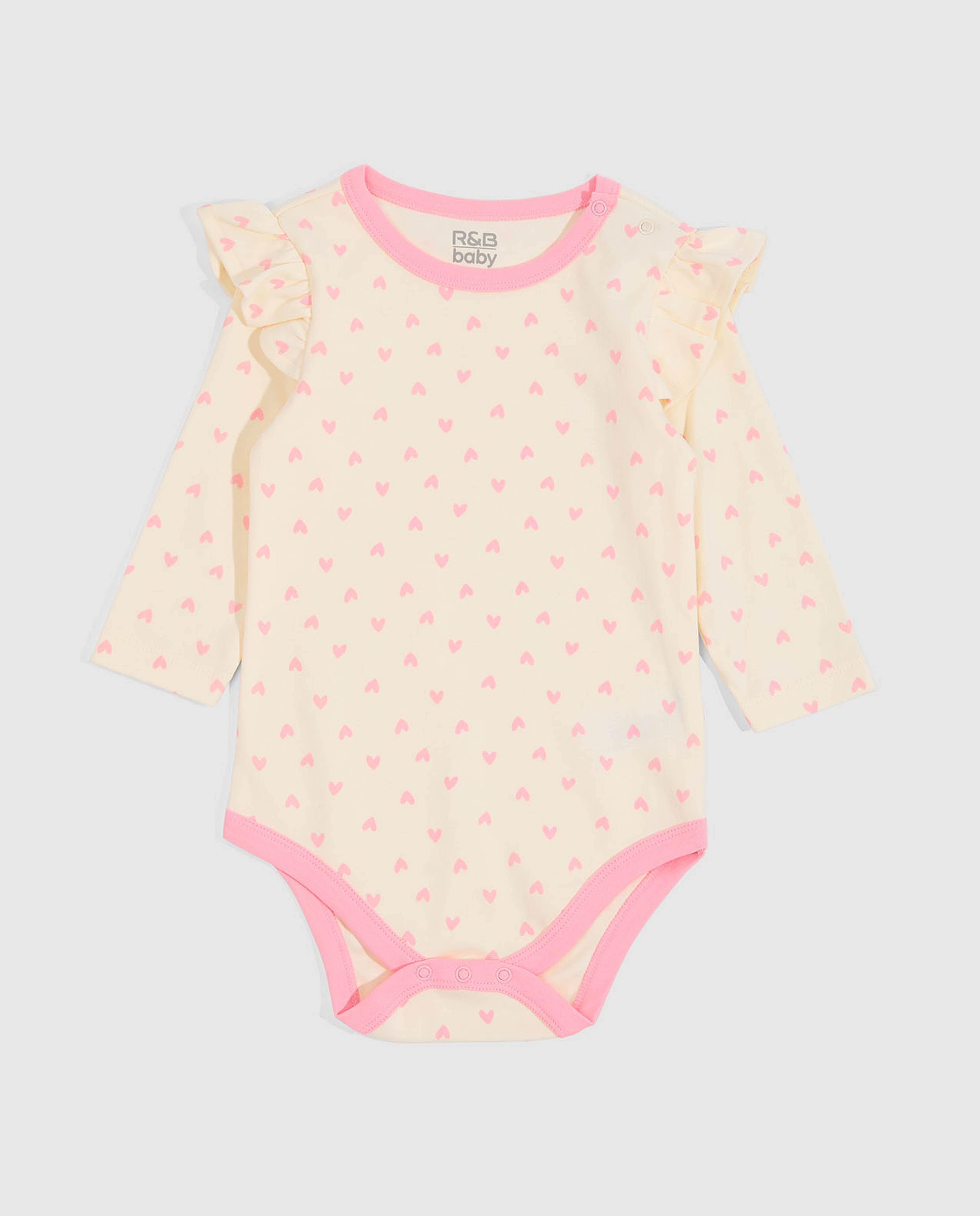 بودي سوت مطبوع بأكمام طويلة - 3 قطع