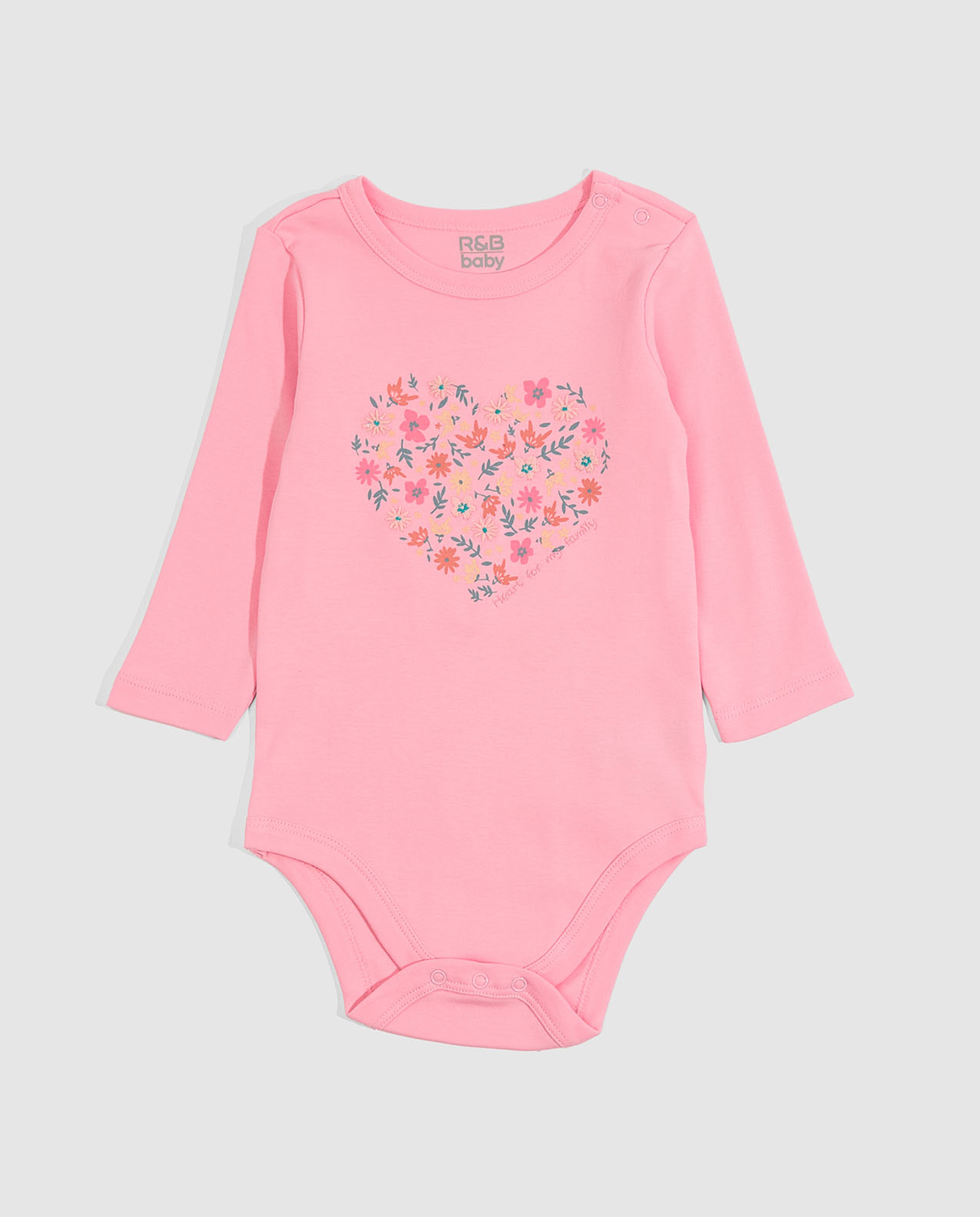 بودي سوت مطبوع بأكمام طويلة - 3 قطع