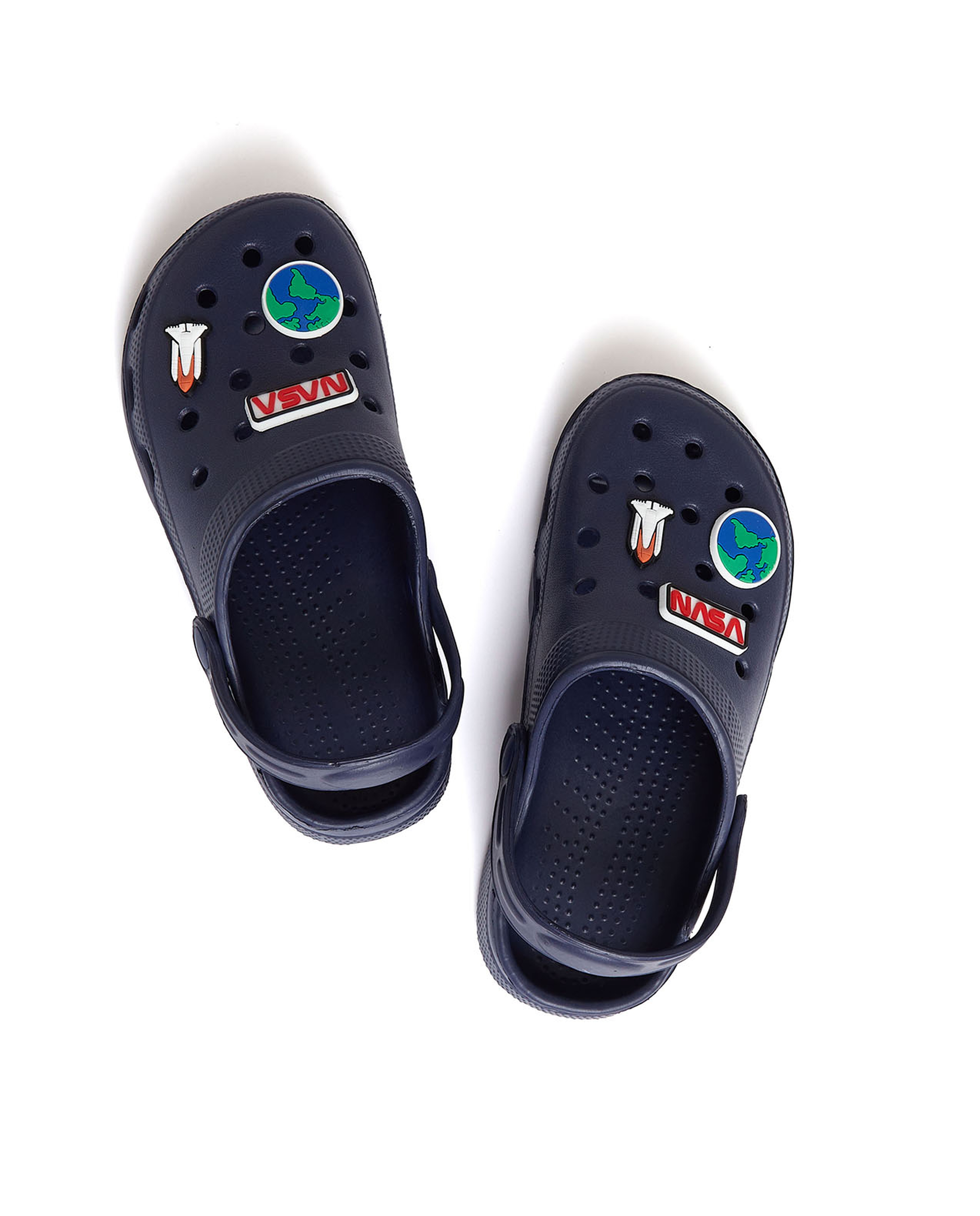 Slip-On Clogs with Charm