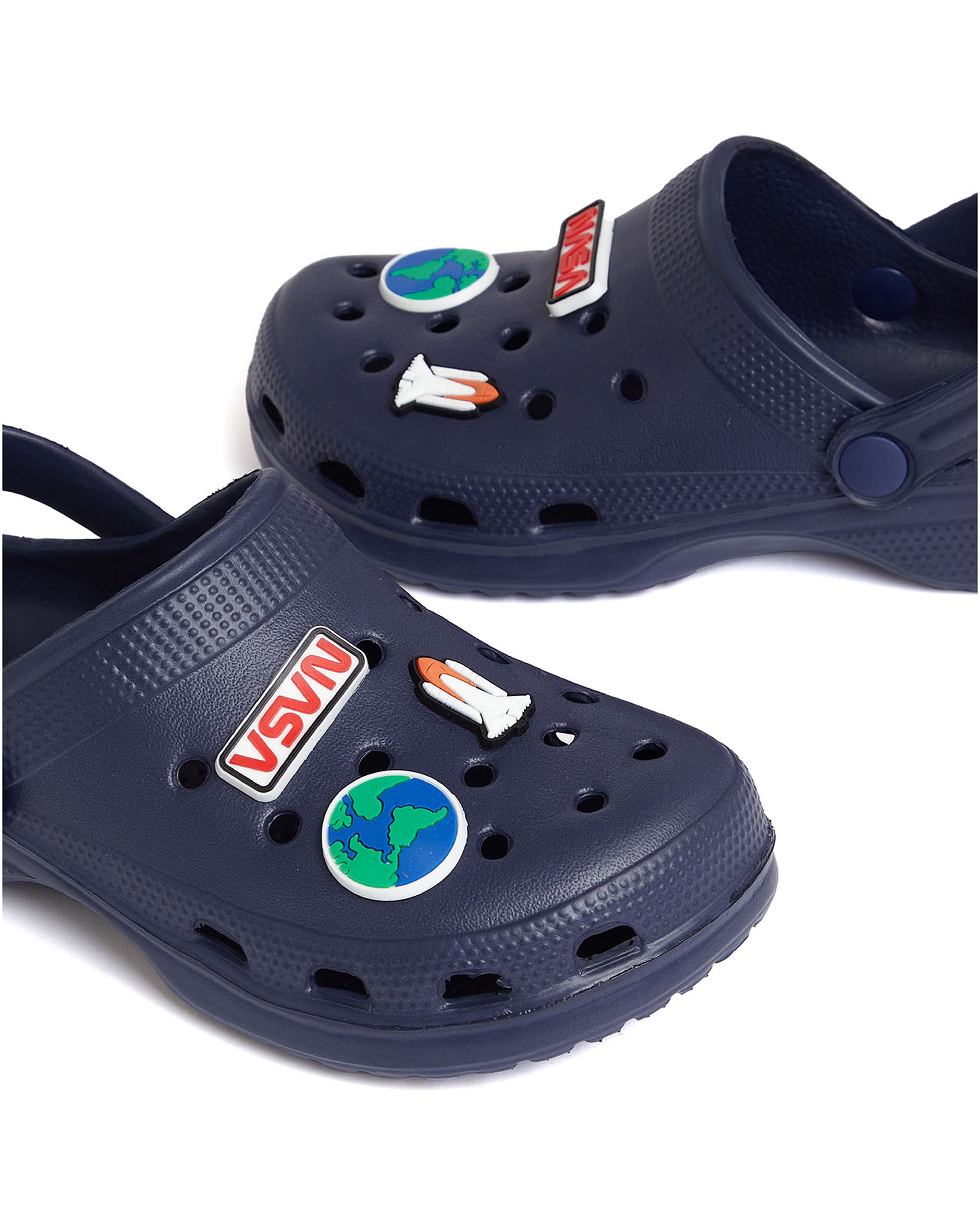 Slip-On Clogs with Charm