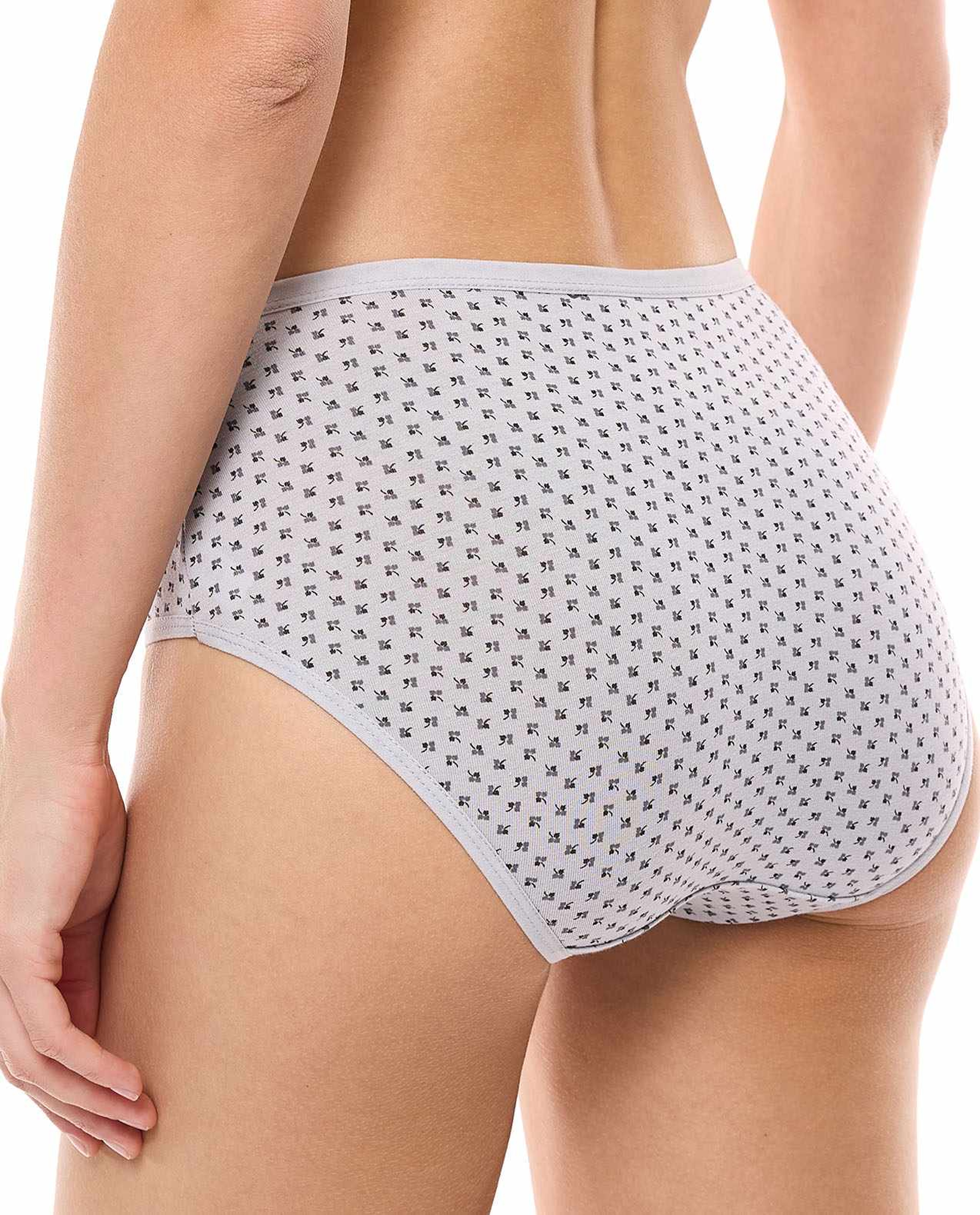 3 Pack Printed Hipster Briefs