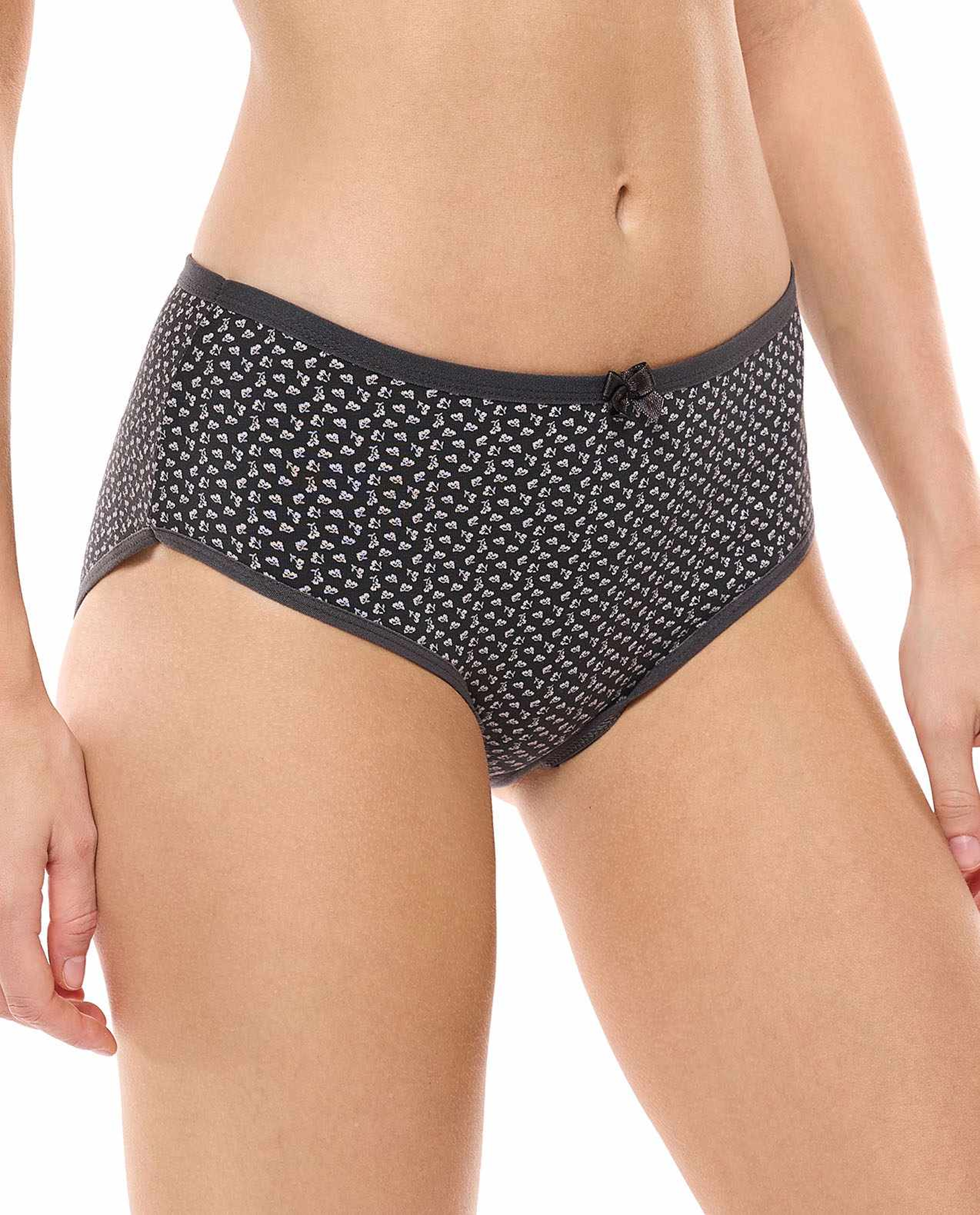 3 Pack Printed Hipster Briefs