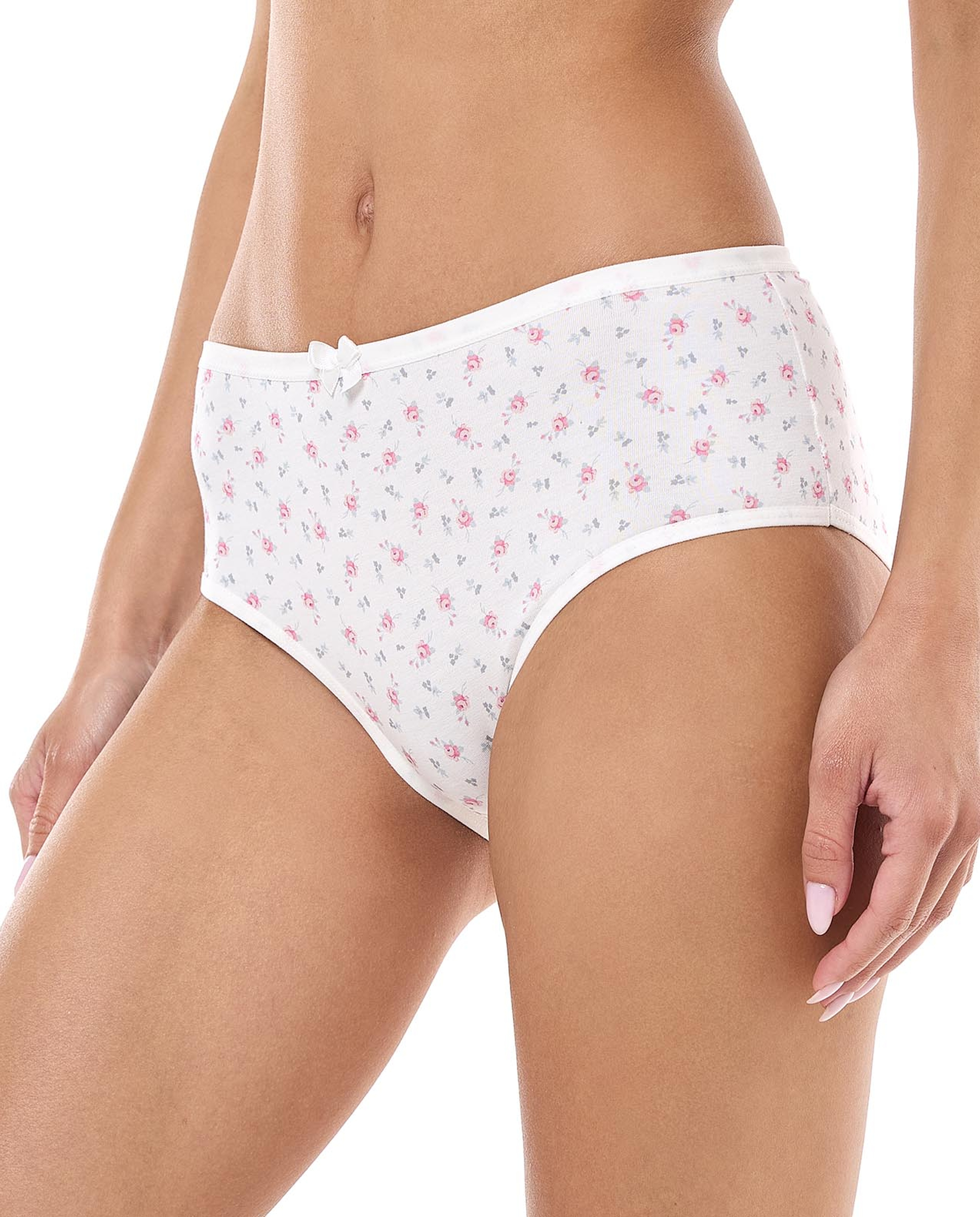 3 Pack Printed Hipster Briefs