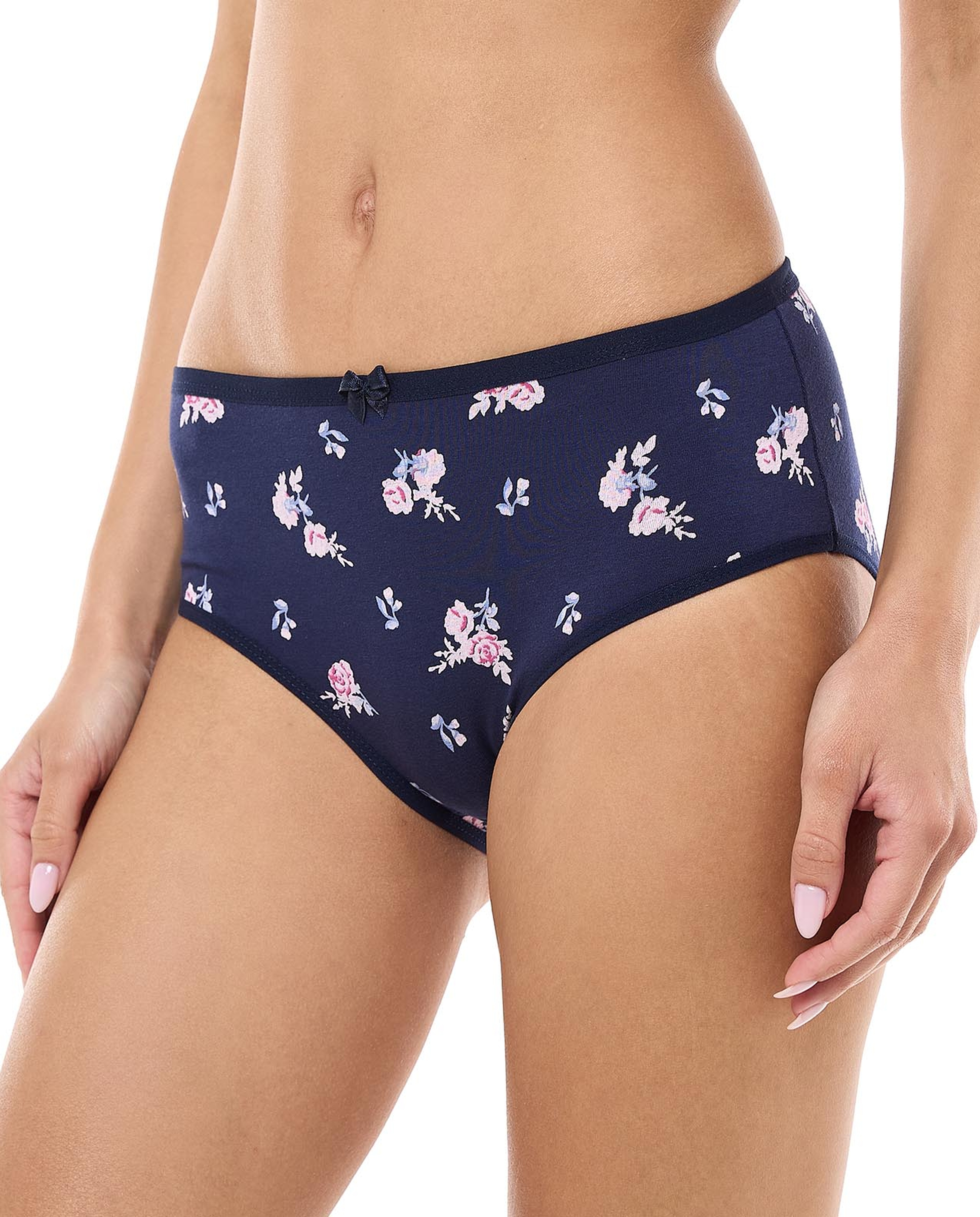 3 Pack Printed Hipster Briefs