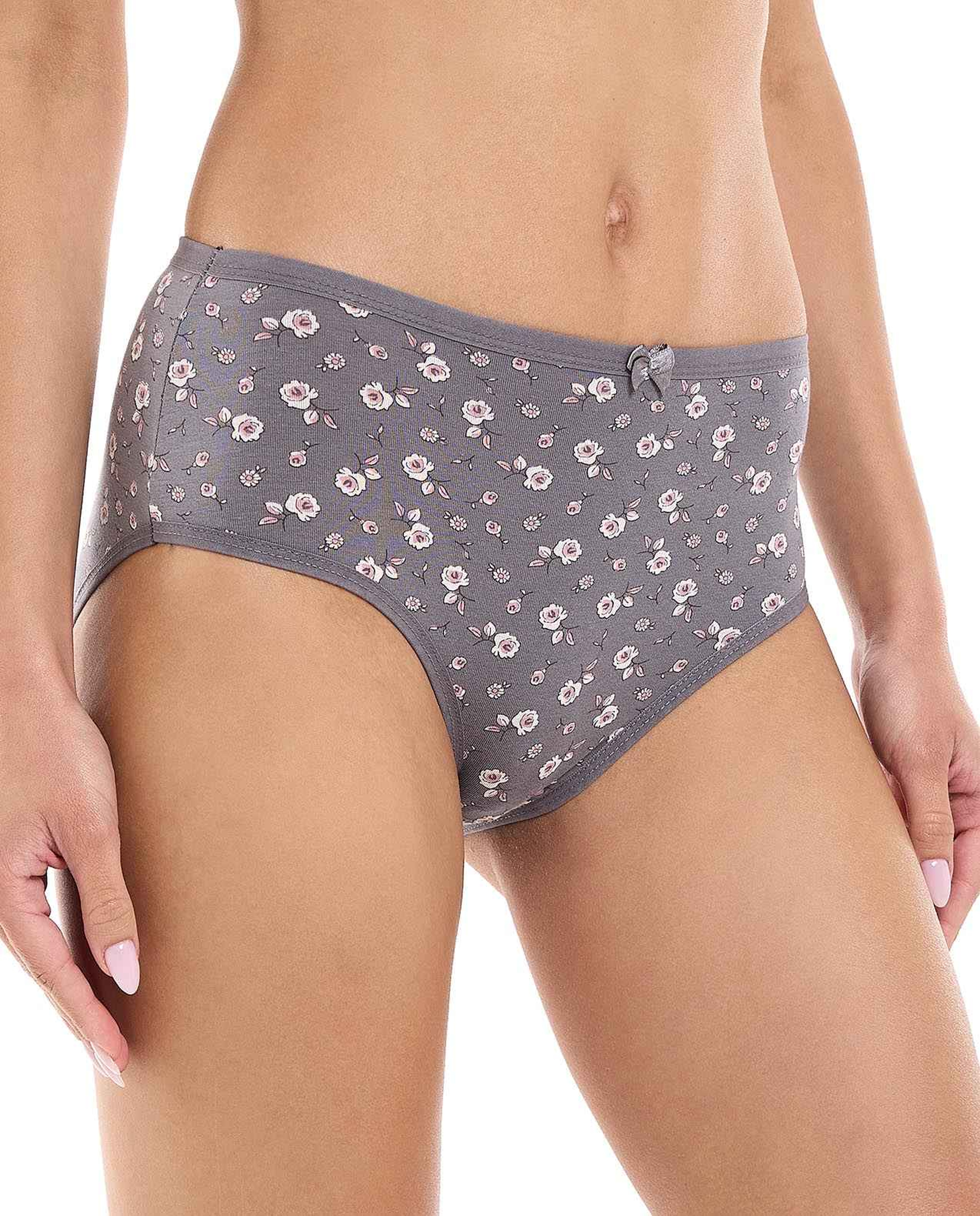 3 Pack Printed Hipster Briefs