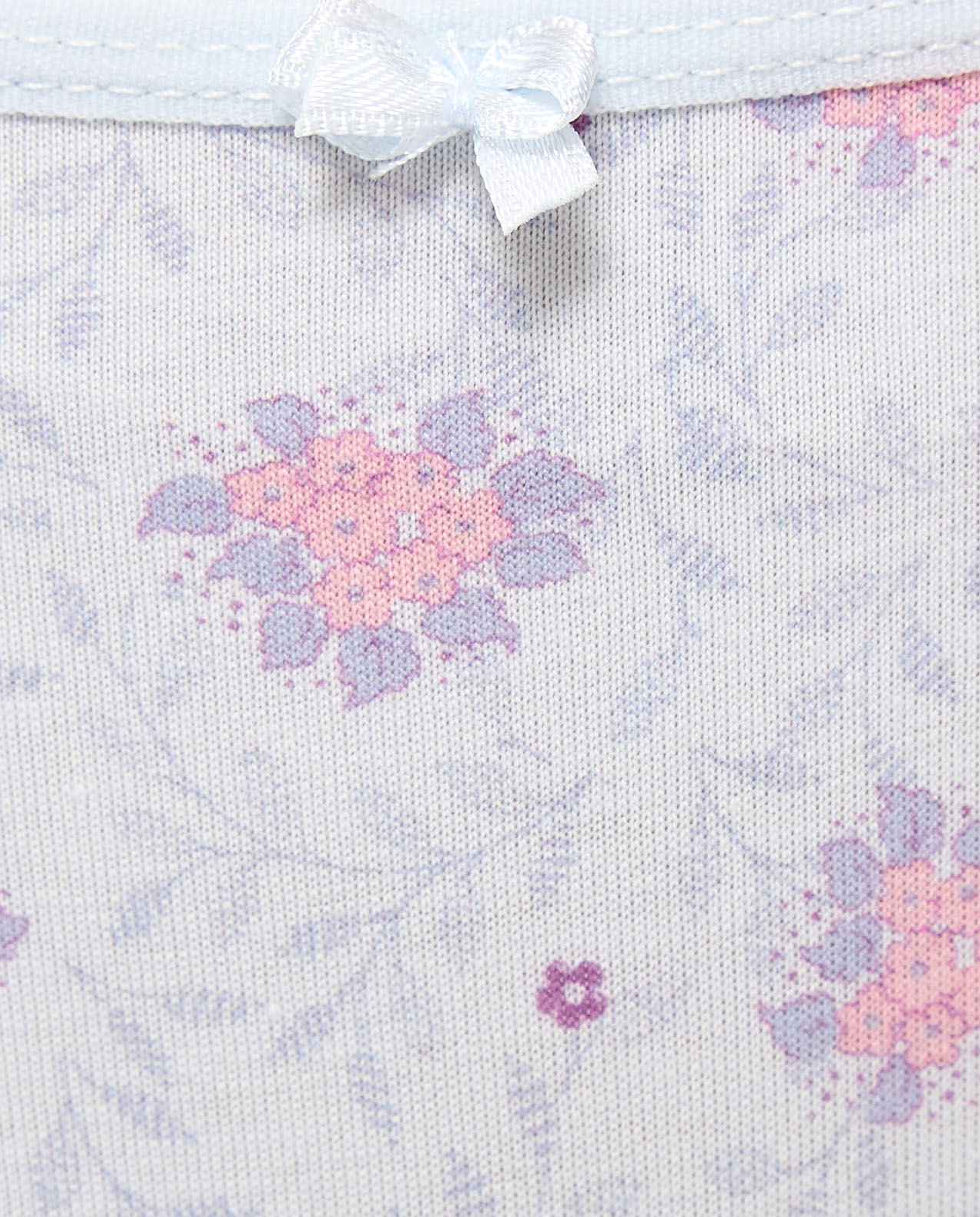 3 Pack Printed Lace Trim Brazilian Briefs