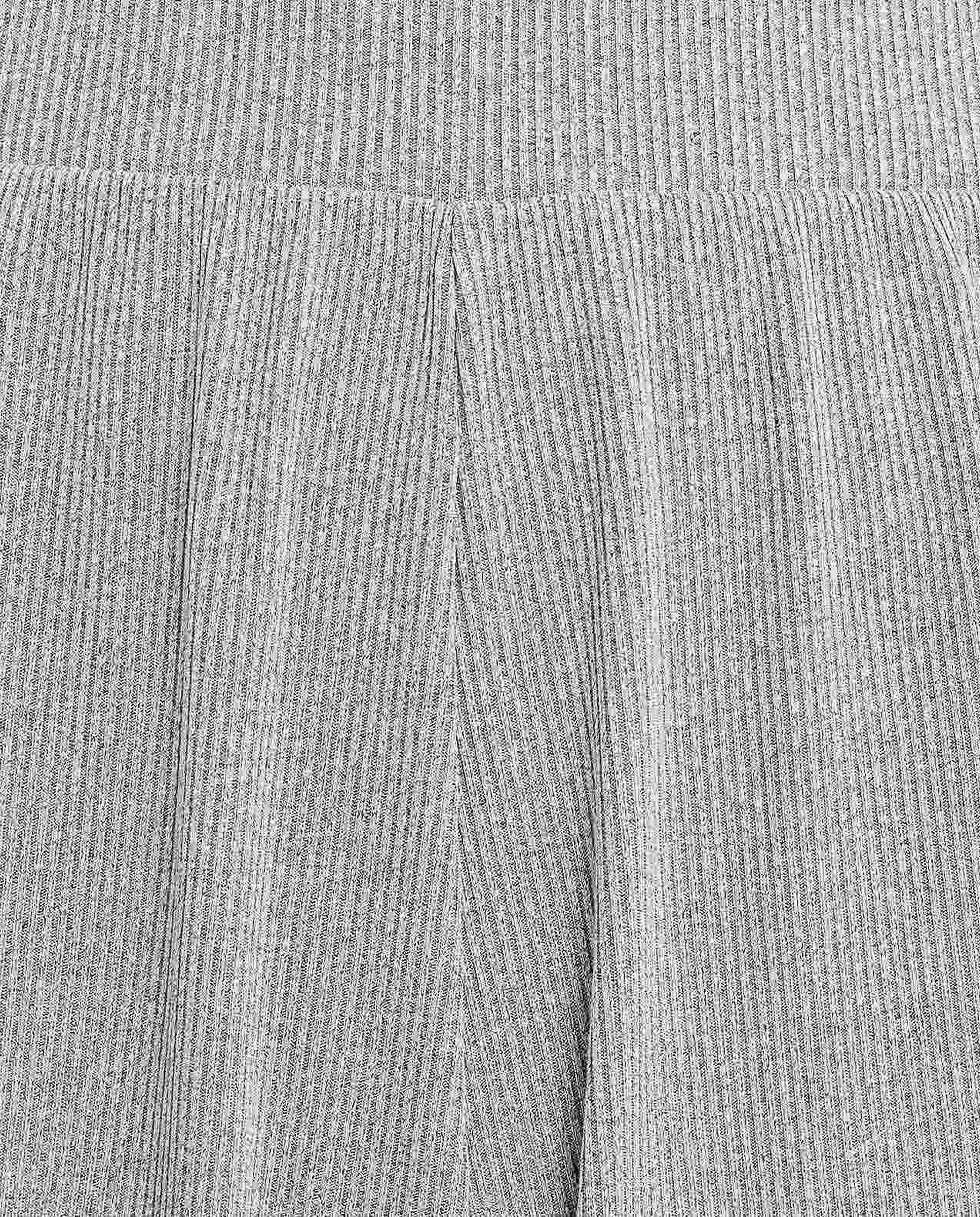 Ribbed Lounge Pants with Elastic Waist