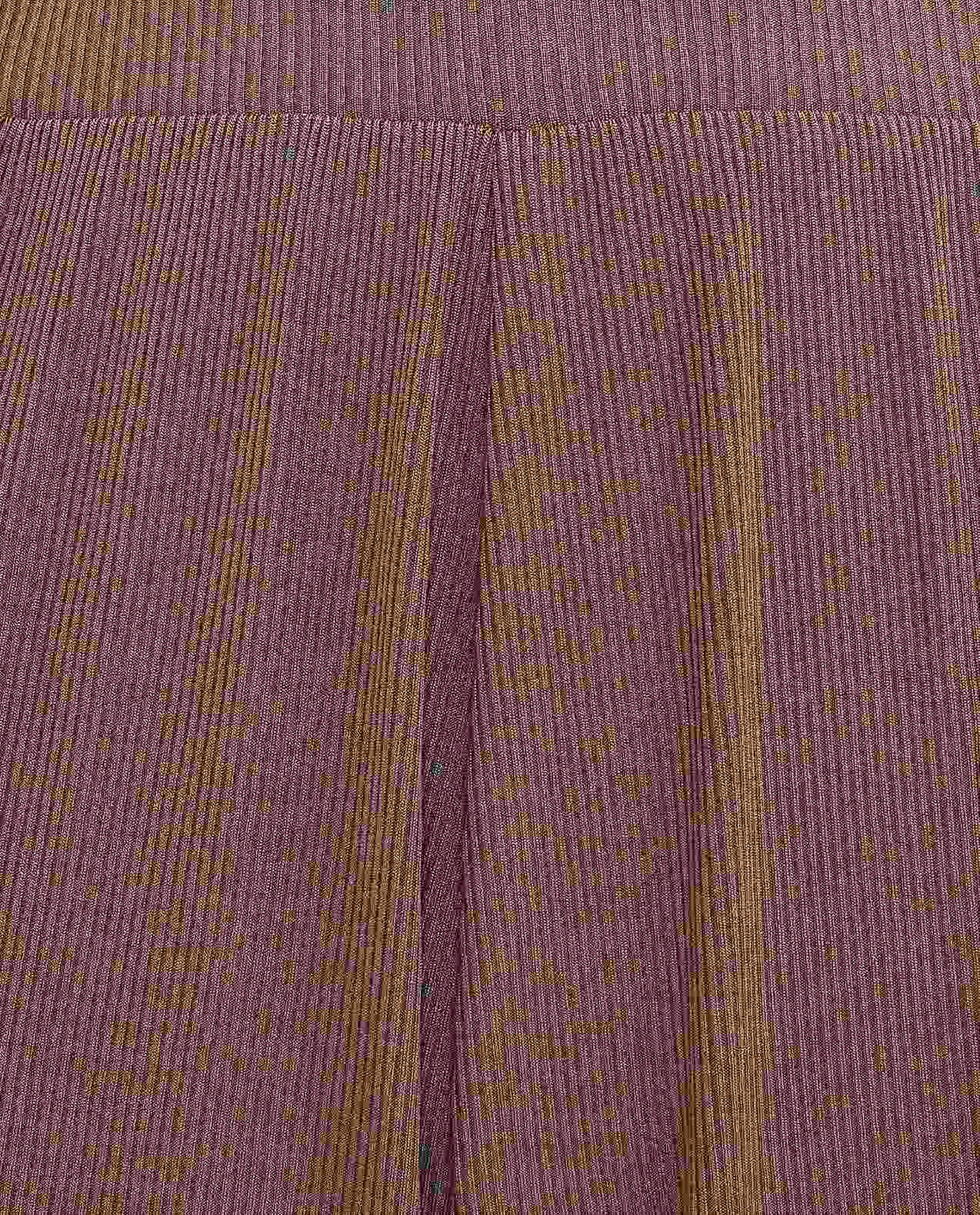 Ribbed Lounge Pants with Elastic Waist