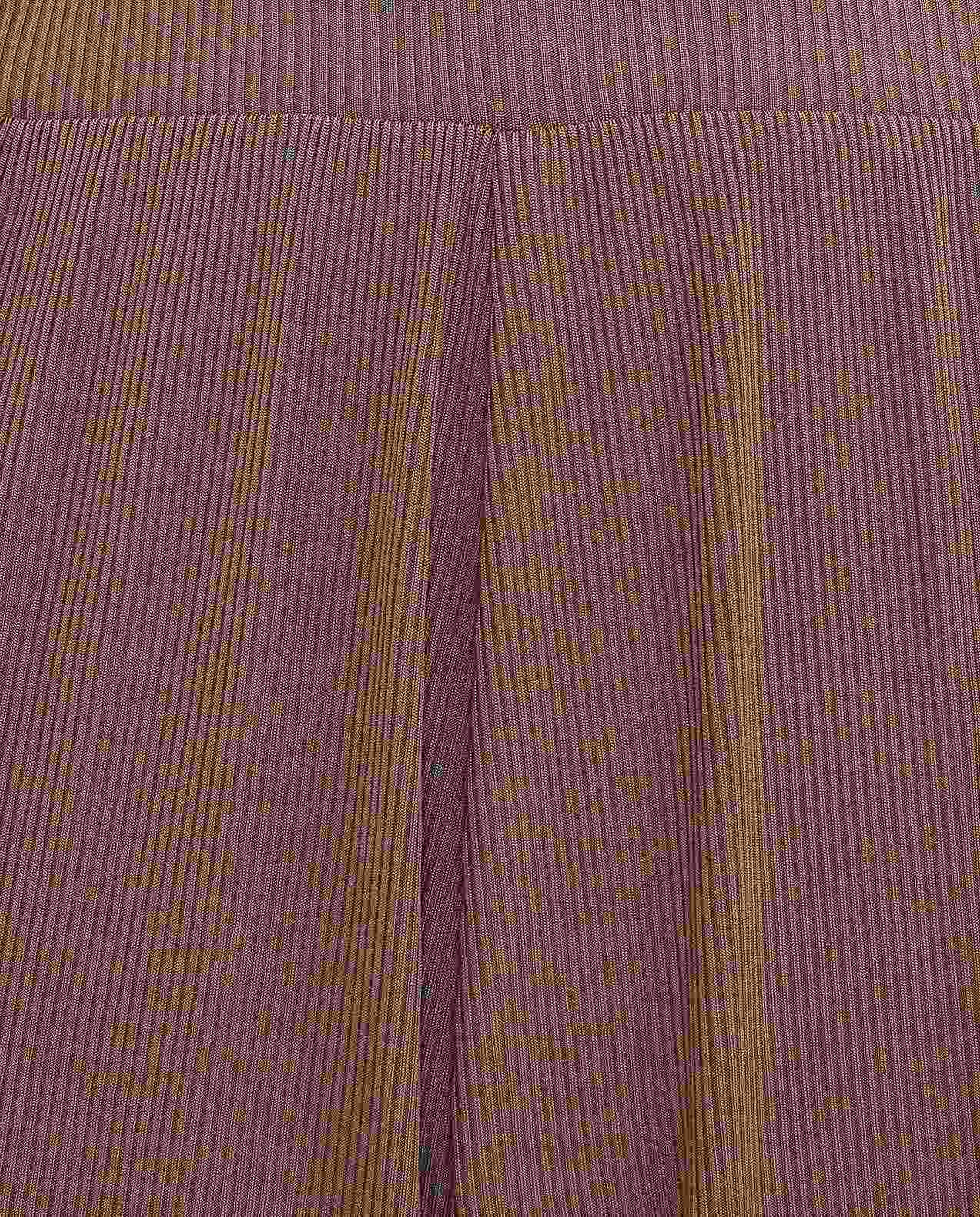 Ribbed Lounge Pants with Elastic Waist