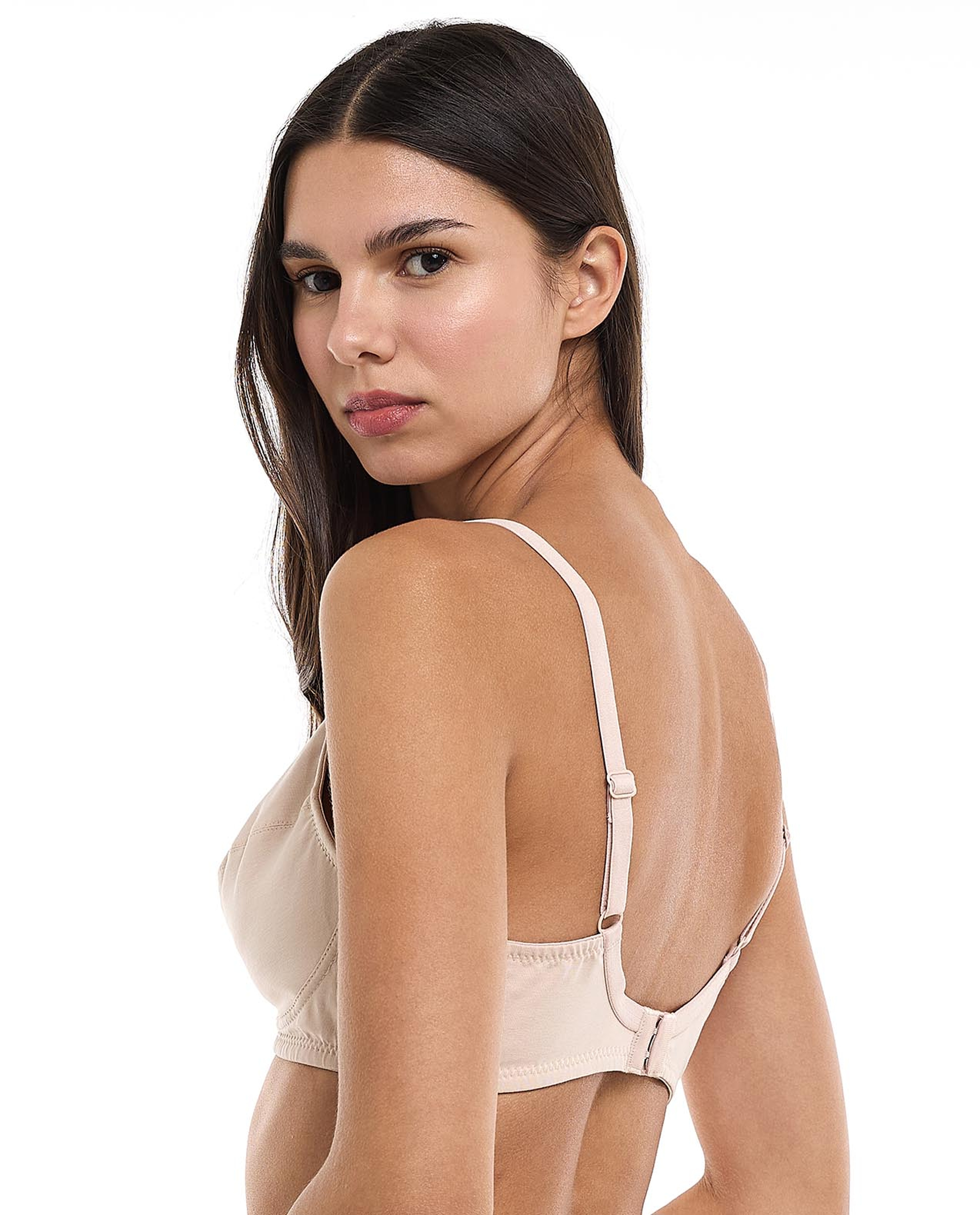 2 Pack Lace Trim Non-Padded Bras