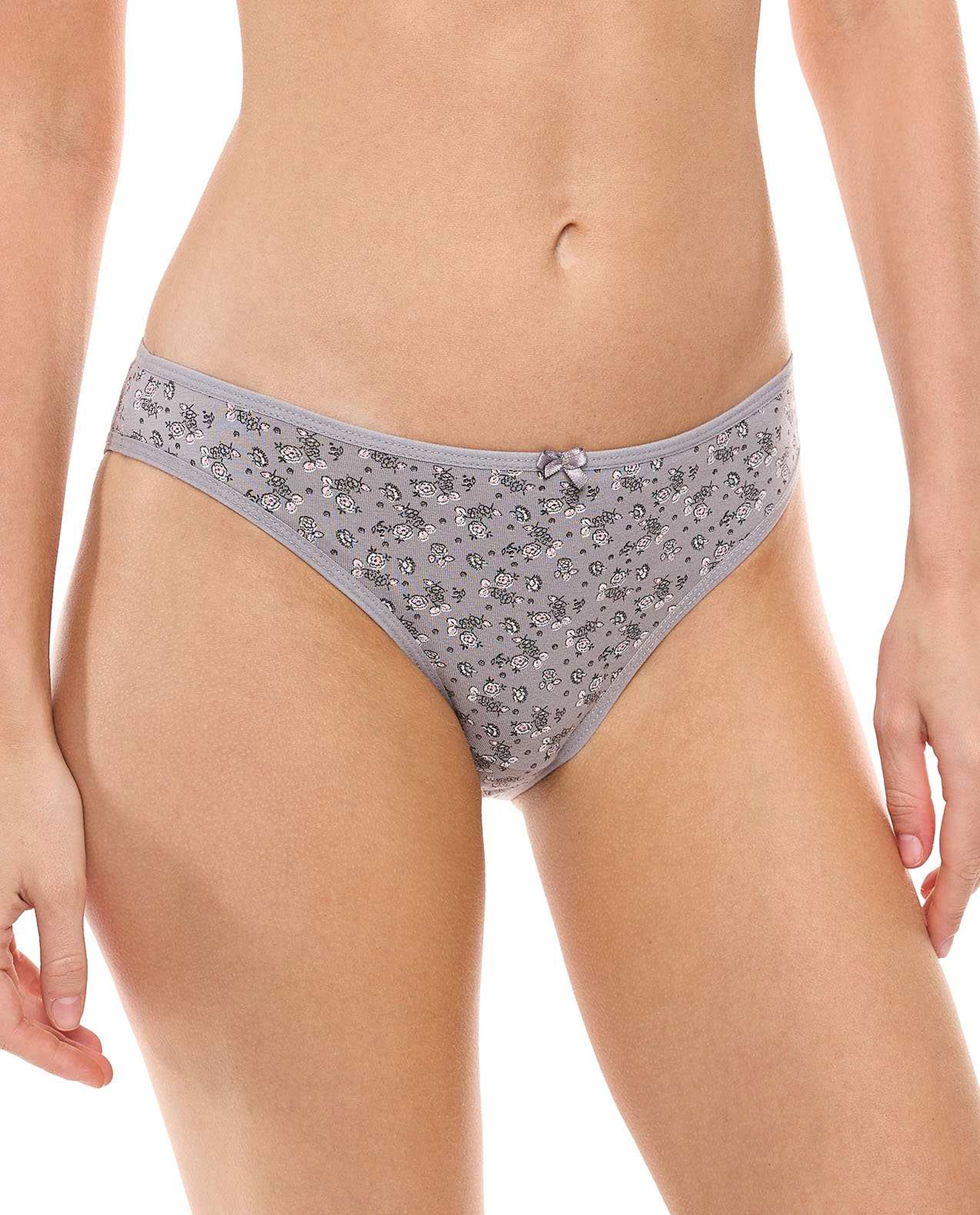 3 Pack Printed Bikini Briefs