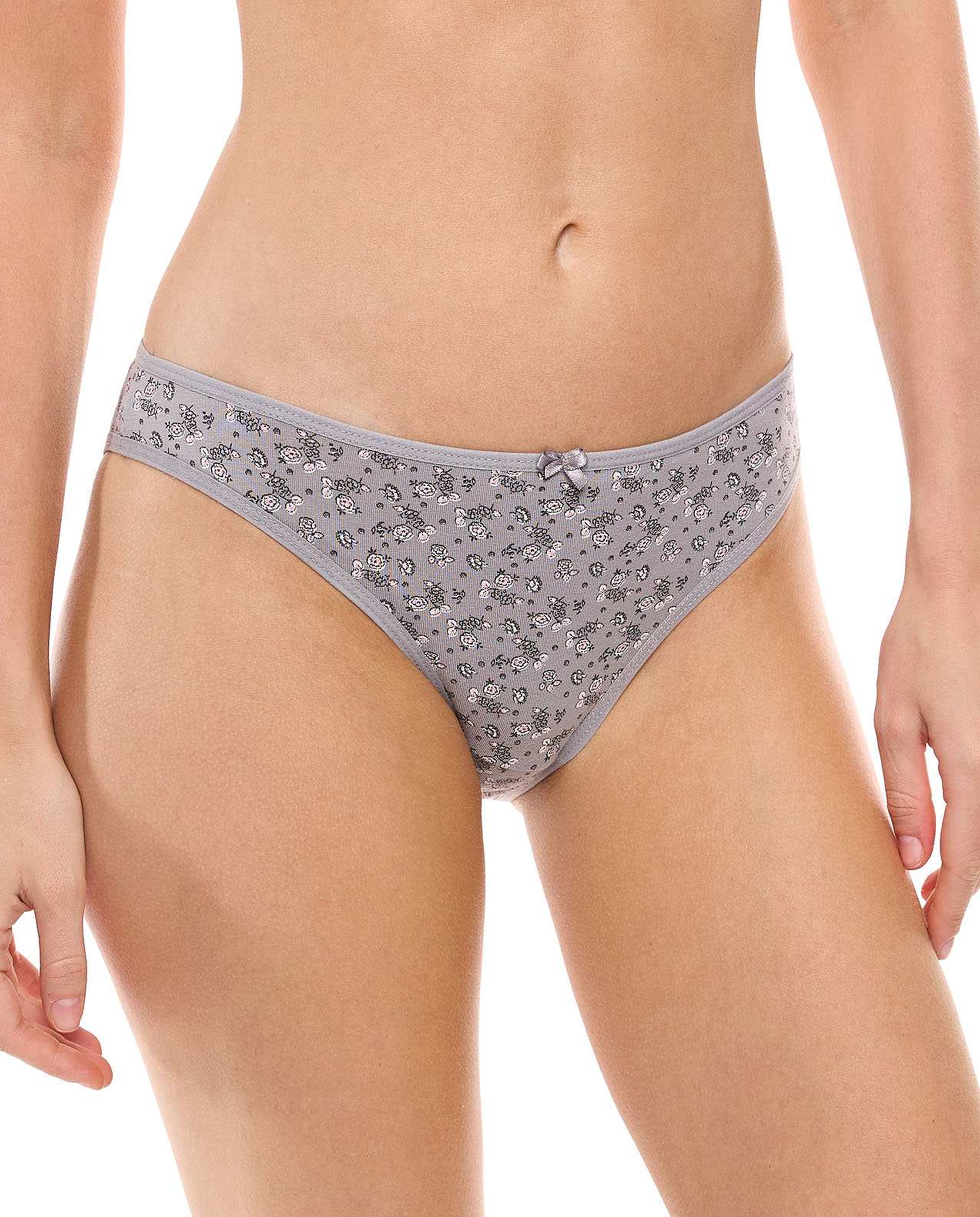 3 Pack Printed Bikini Briefs