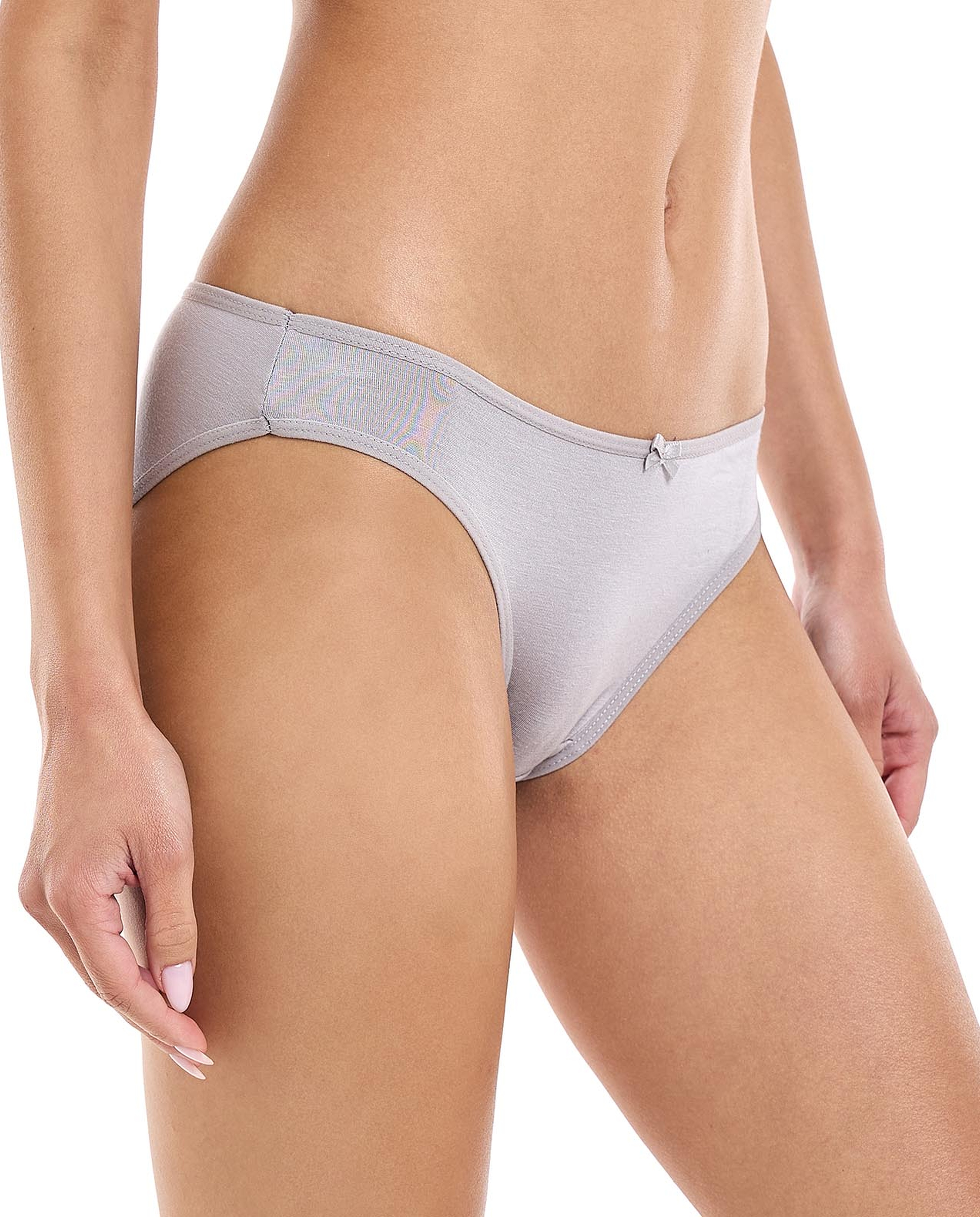 3 Pack Solid Bikini Briefs
